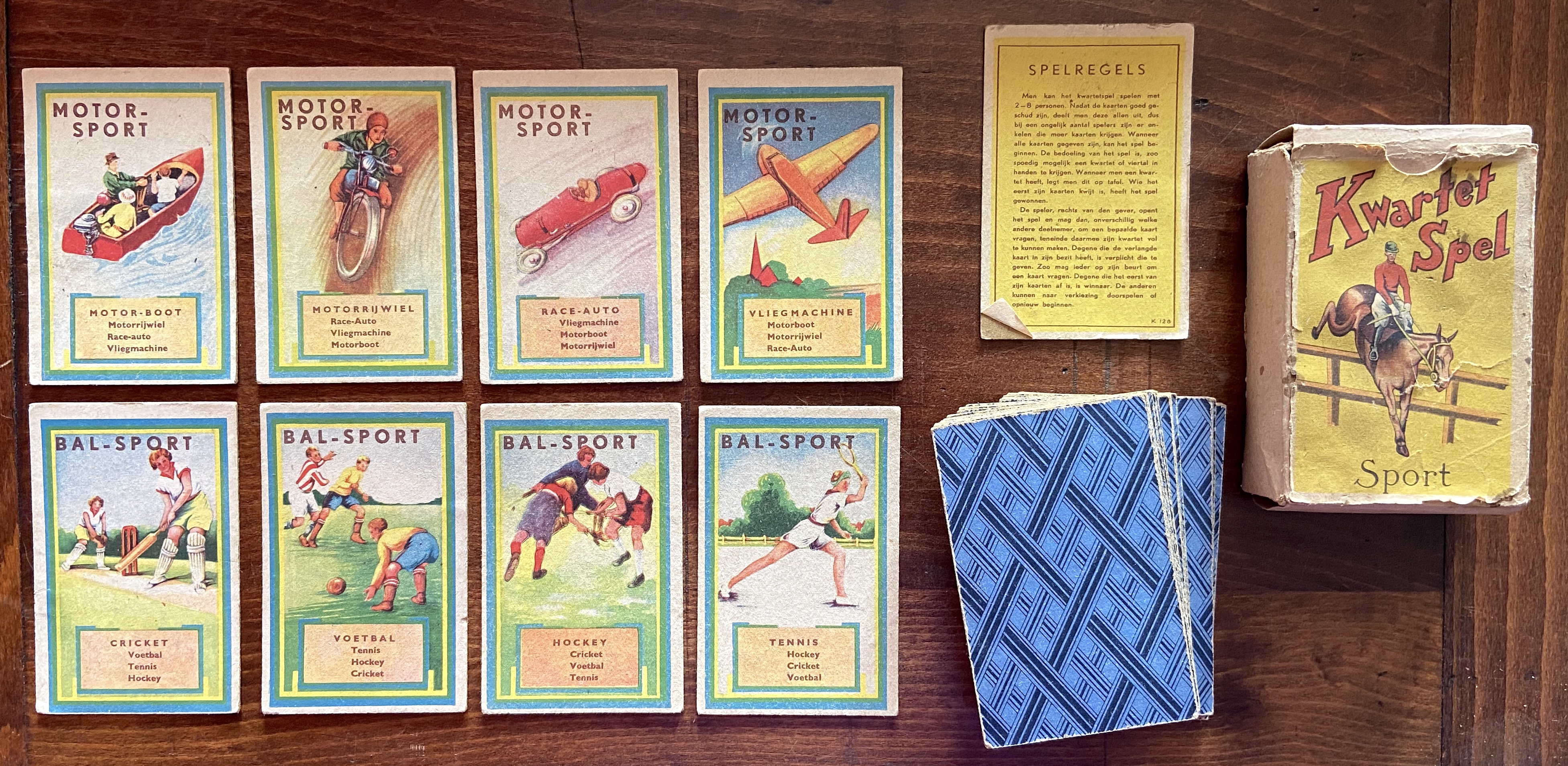 Kwartet Spel Sport