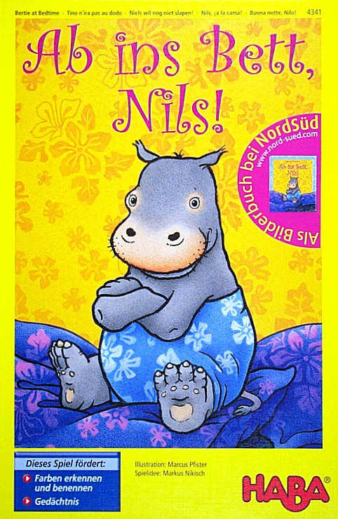 Ab ins Bett, Nils! (Niels wil nog niet slapen!)