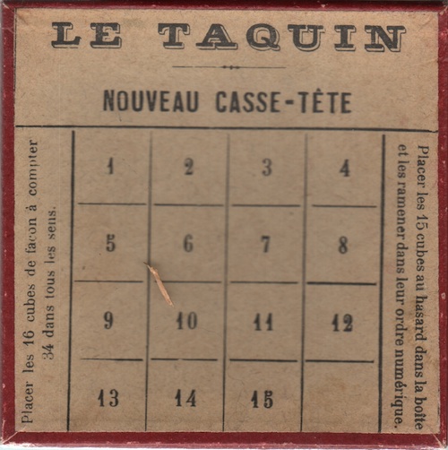 Le Taquin (Nouveau Casse-Tête)