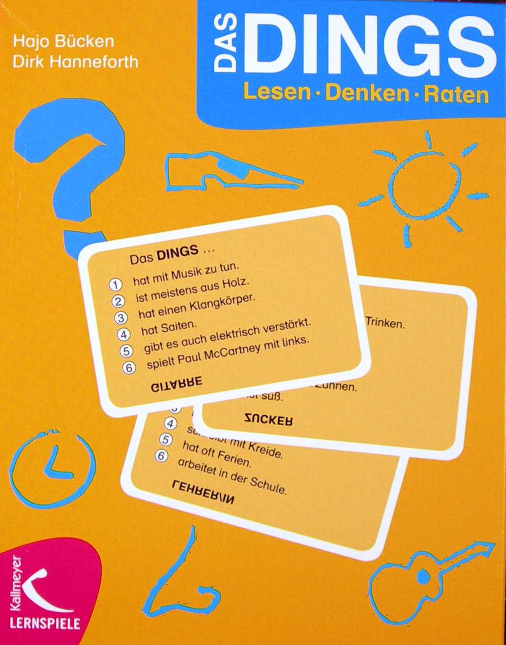 Das Dings Lesen - Denken - Raten
