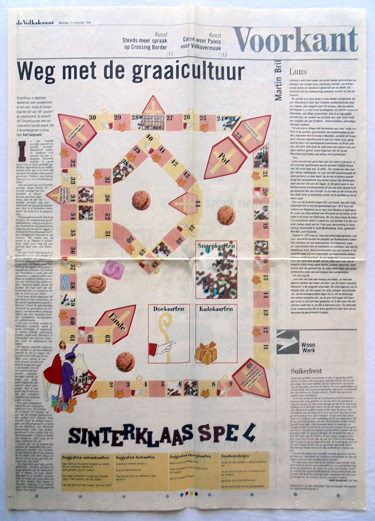 Sinterklaas Spel: Weg met de Graaicultuur