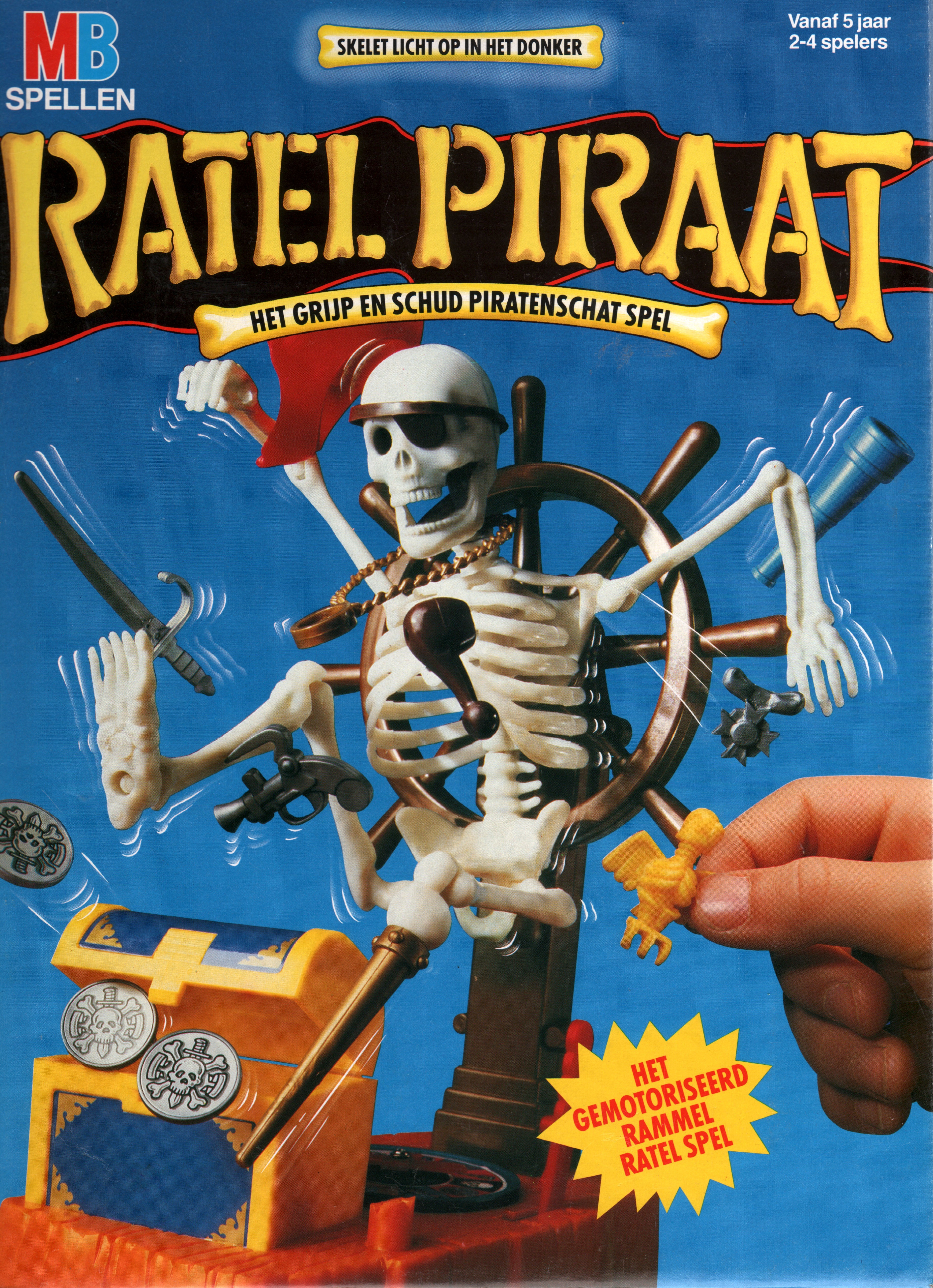 Ratel Piraat (het grijp en schud piraten spel)