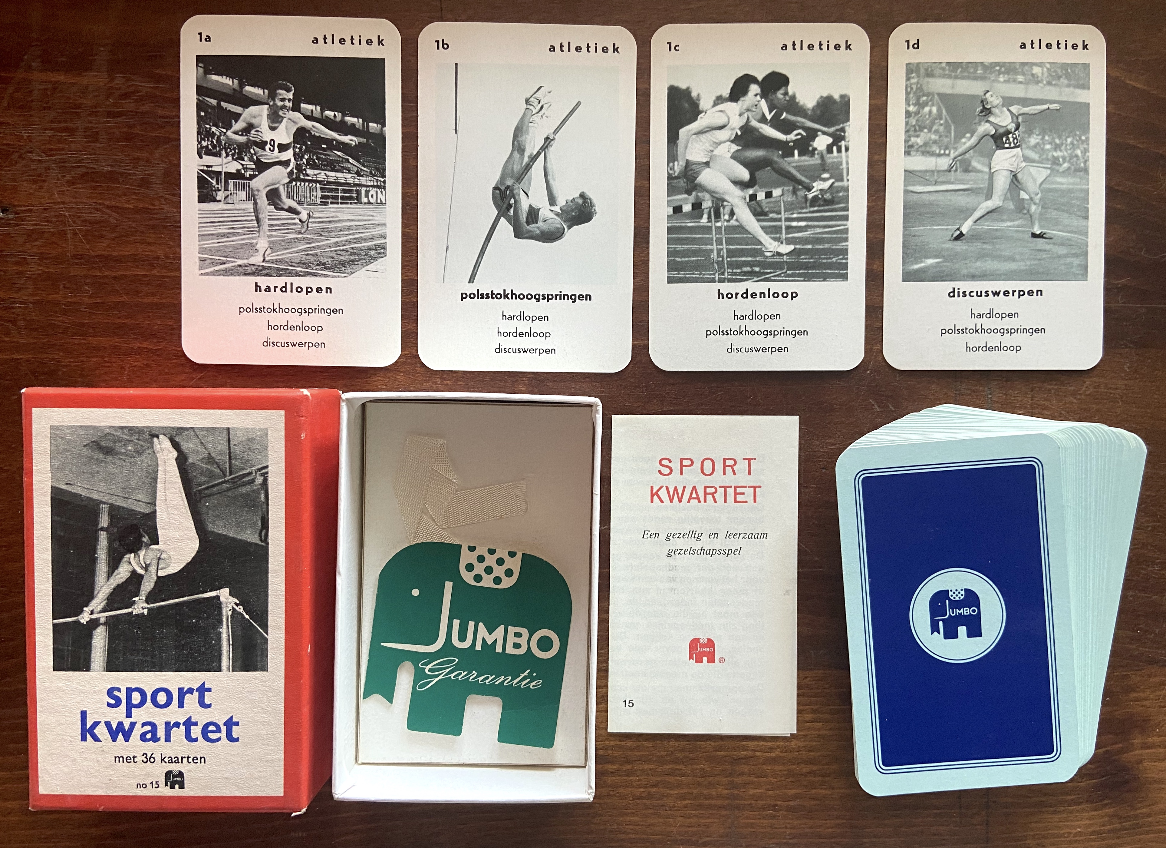 Sport Kwartet (met 36 kaarten)