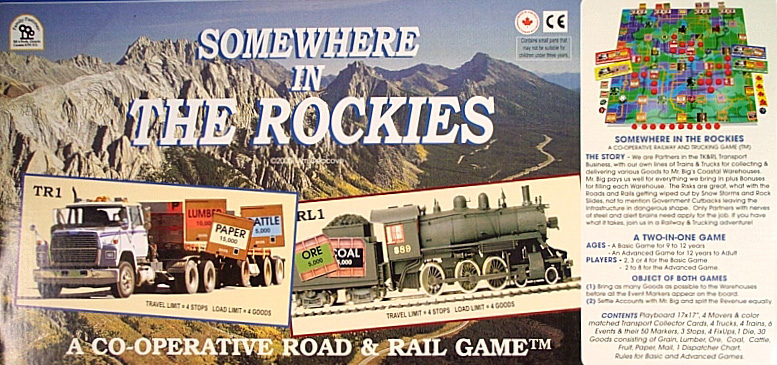 Somewhere in the Rockies: A Co-operative Road & Rail Game