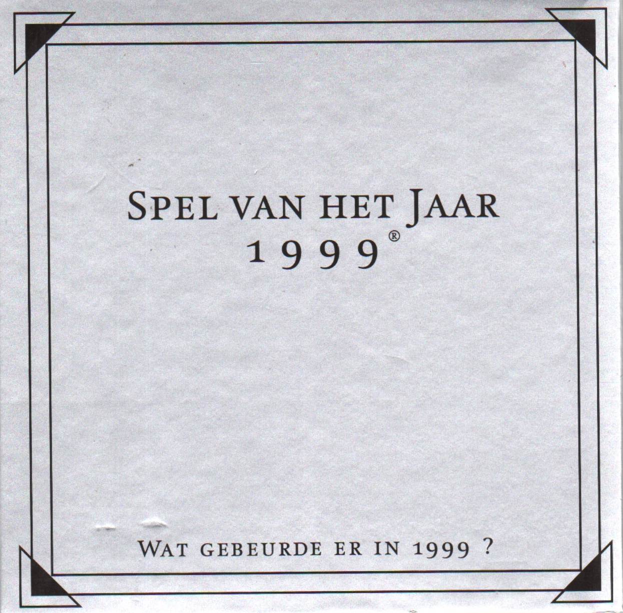 Spel van het Jaar 1999