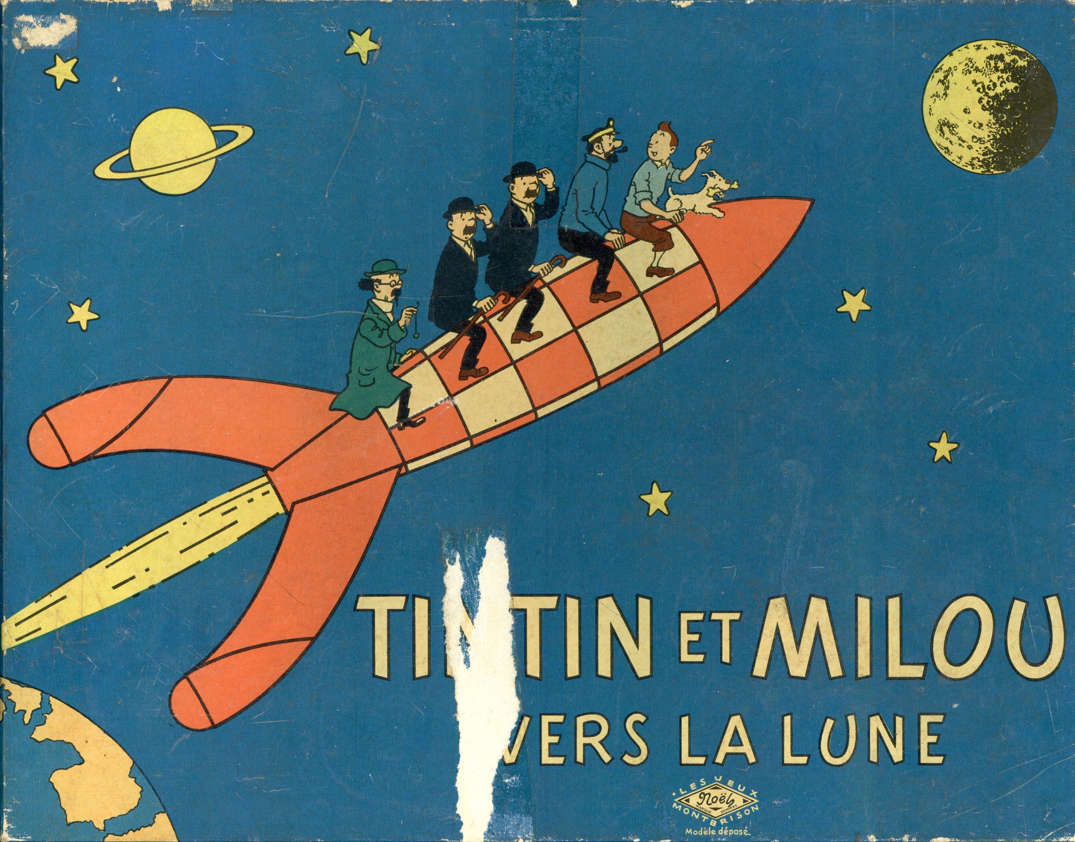 Tintin et Milou vers la Lune