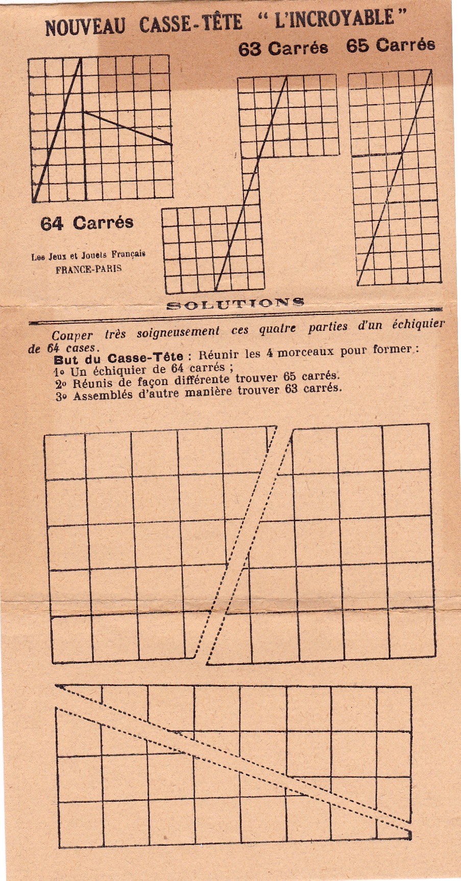 Nouveau Casse-Tête "L'Incroyable"