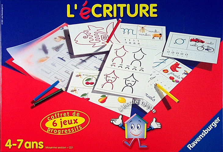 L'écriture - coffret de 6 jeux progressifs