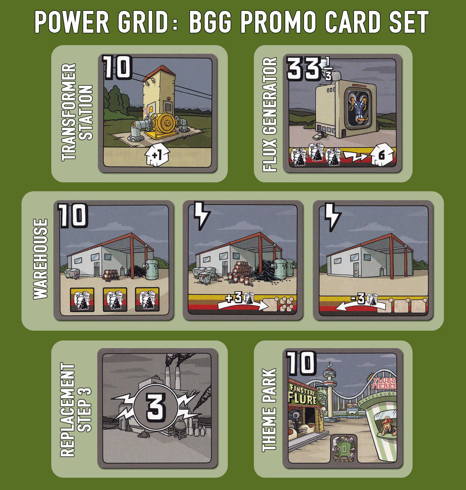 Funkenschlag (Power Grid): Promokarten (Promo Cards)