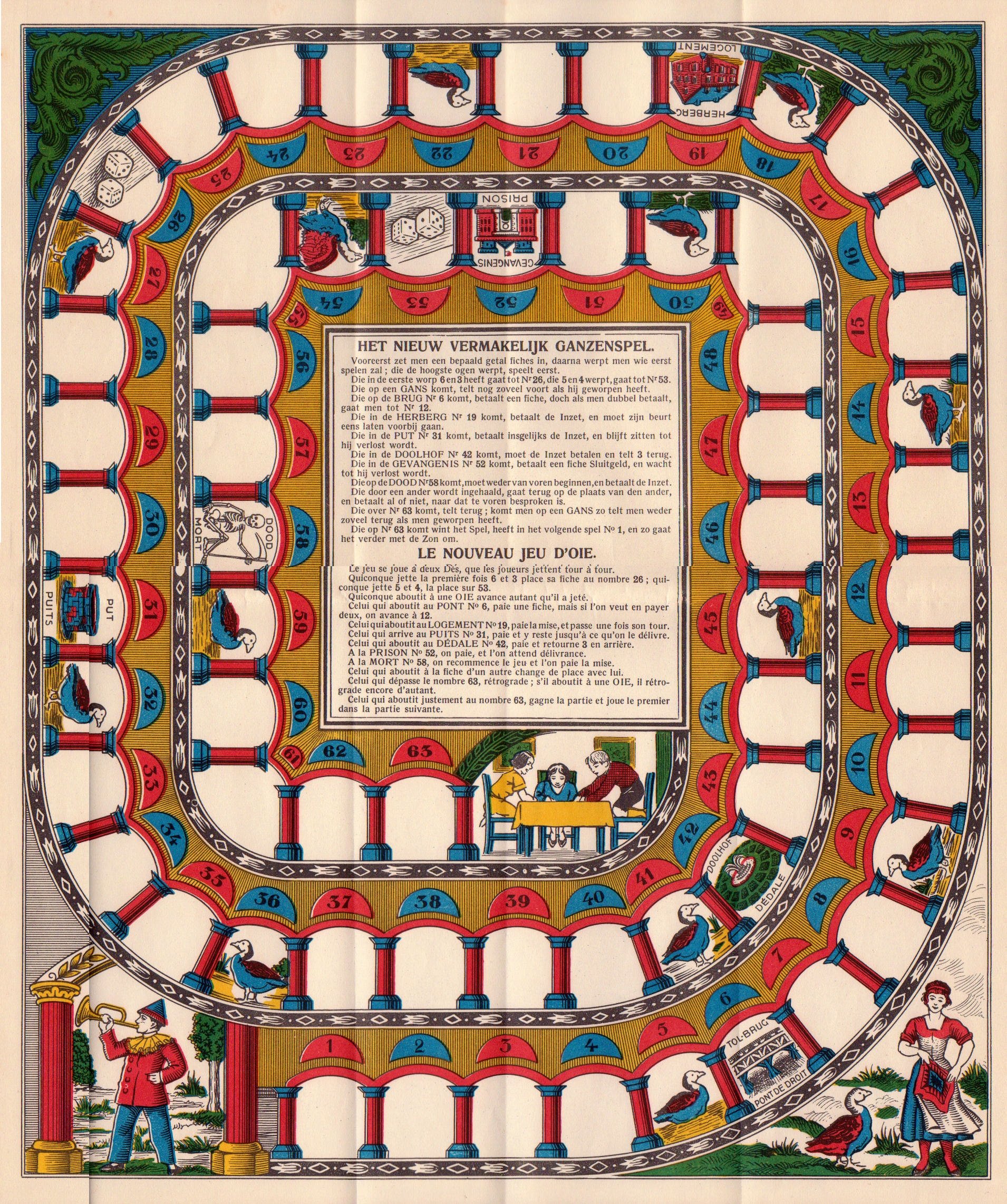 Het Nieuw Vermakelijk Ganzenspel (Le Nouveau Jeu de l'Oie)