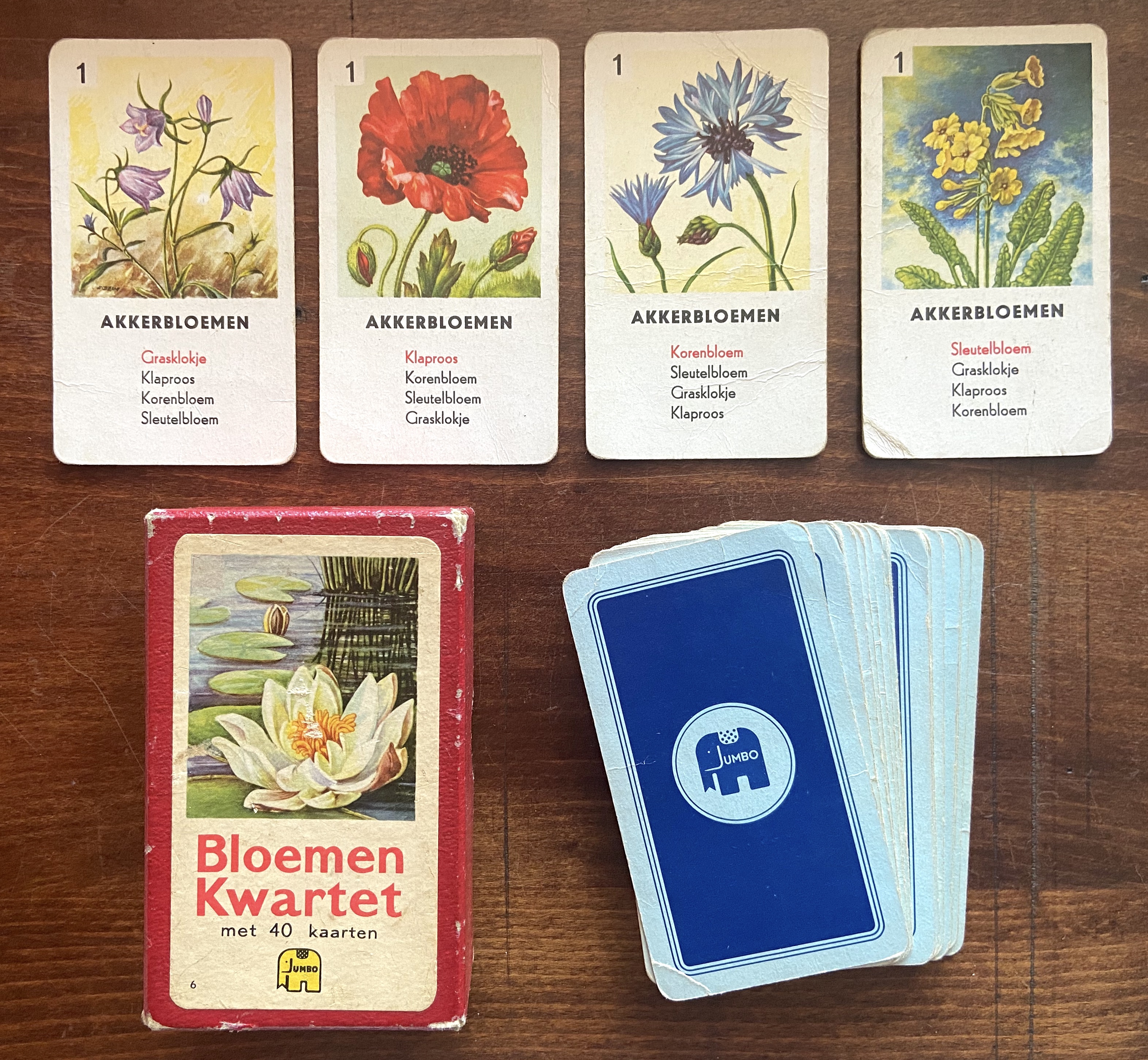 Bloemen Kwartet (met 40 kaarten)