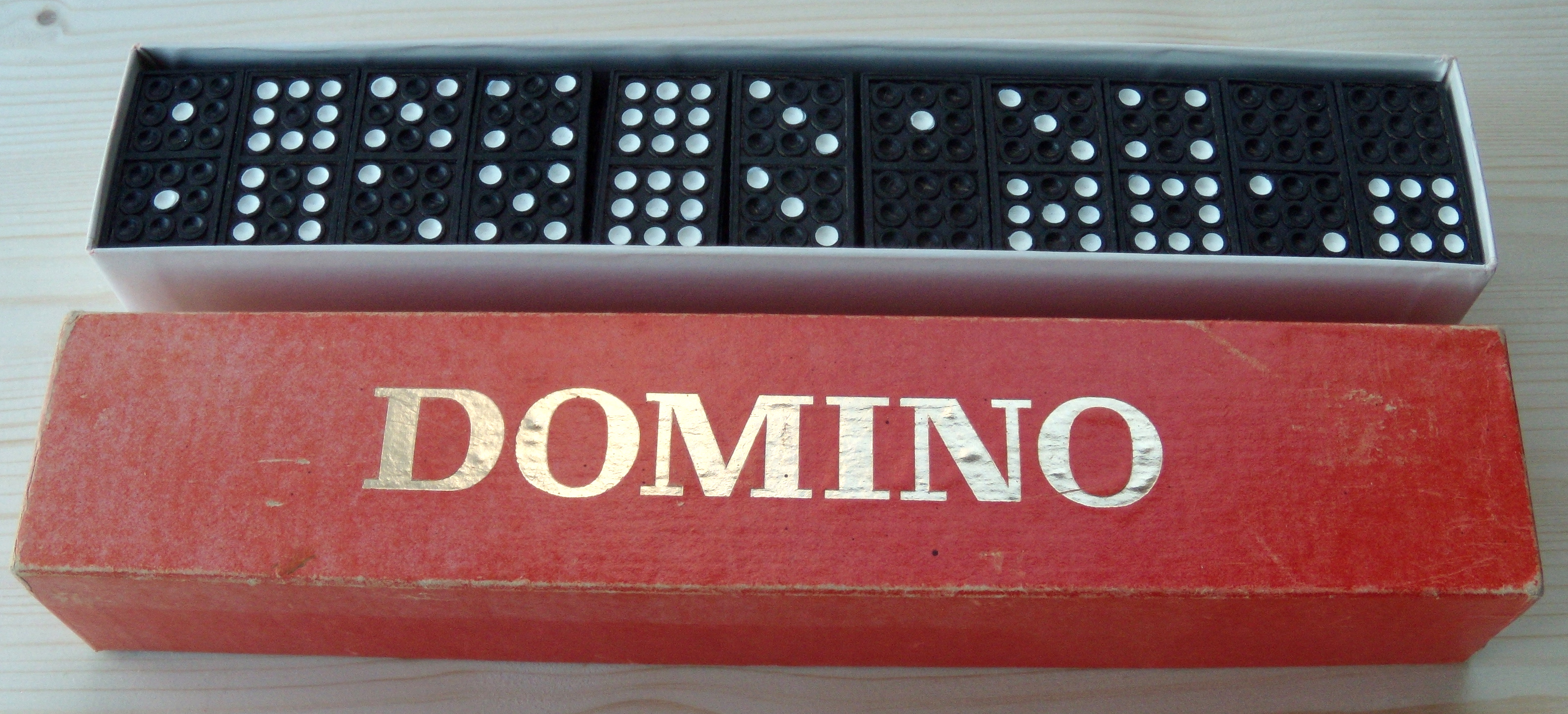 Domino met 55 stenen