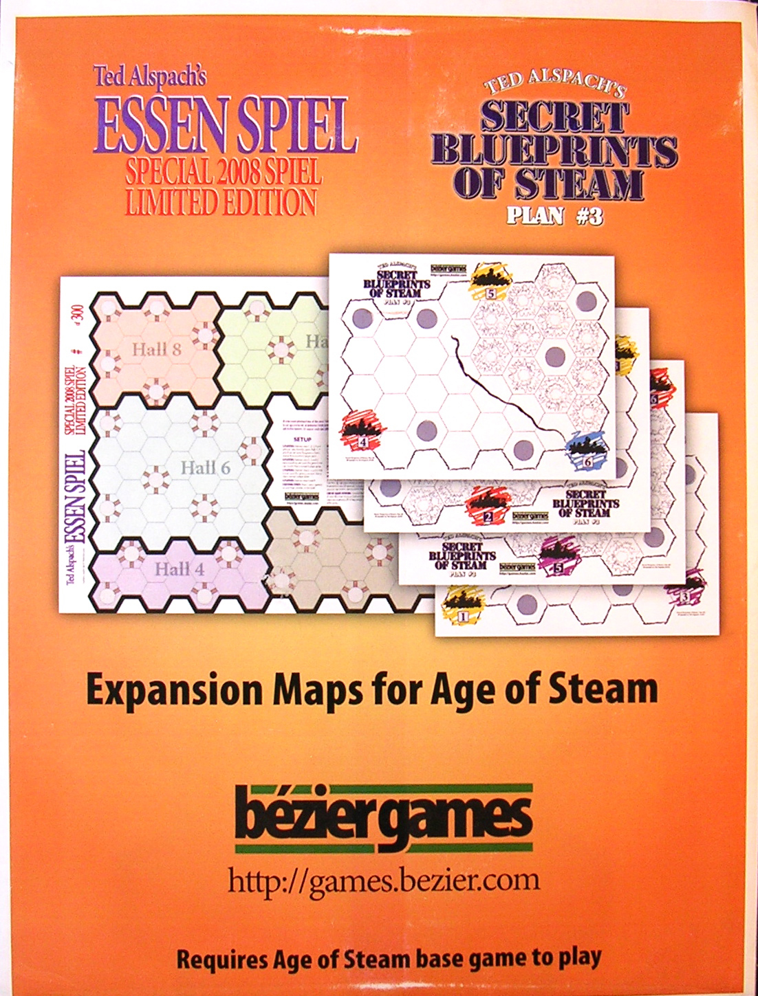 Age of Steam: Secret Blueprints of Steam: plan #3