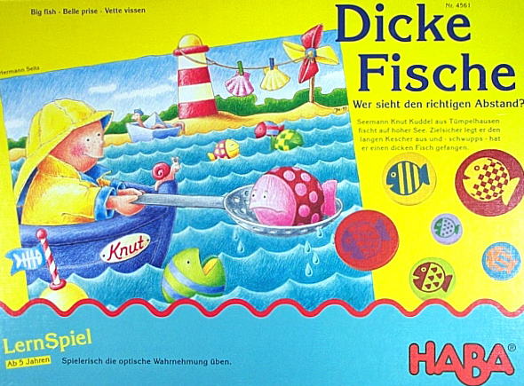 Dicke Fische - Wer sieht den richtigen Abstand? (Vette vissen)