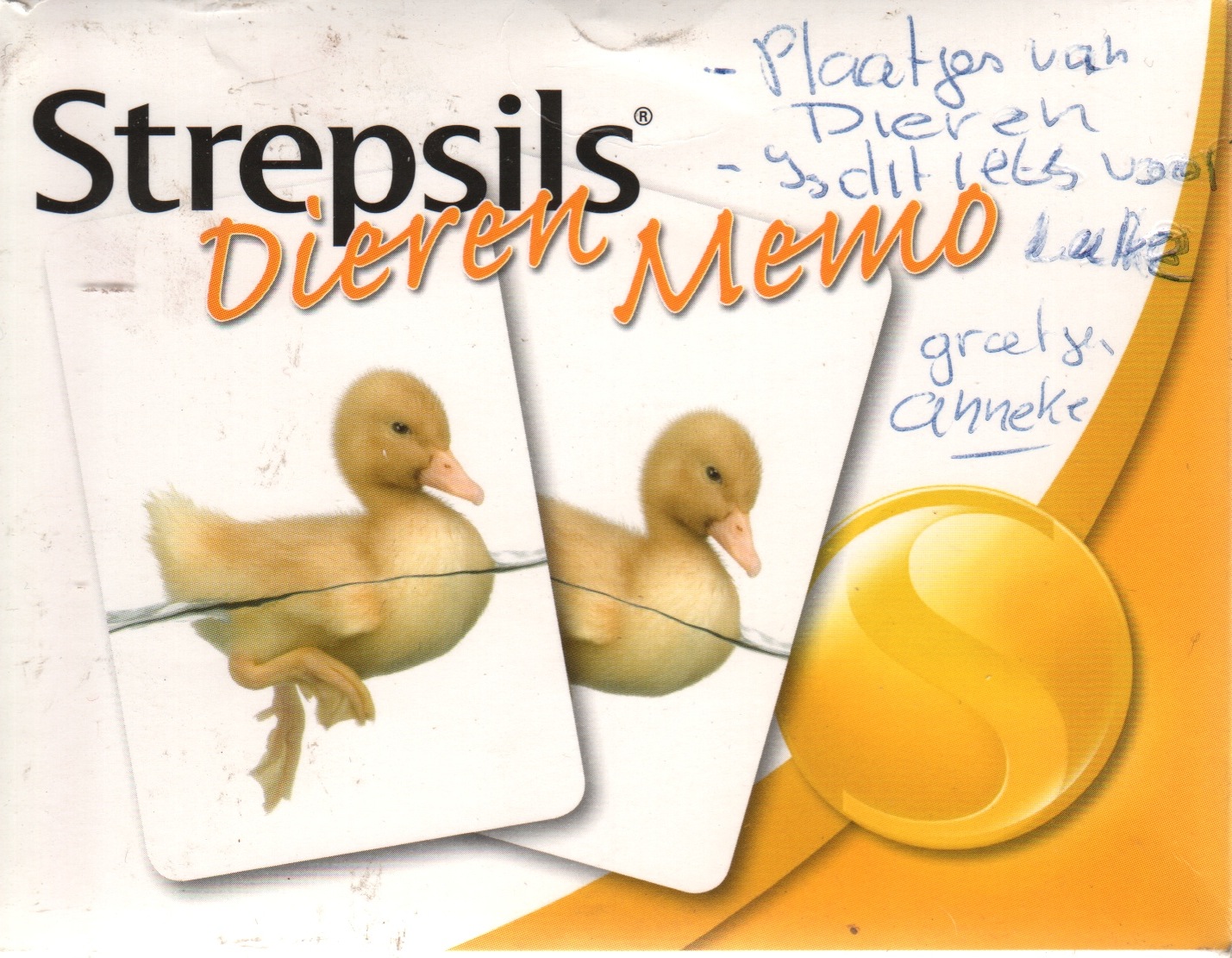 Strepsils: Dieren Memo