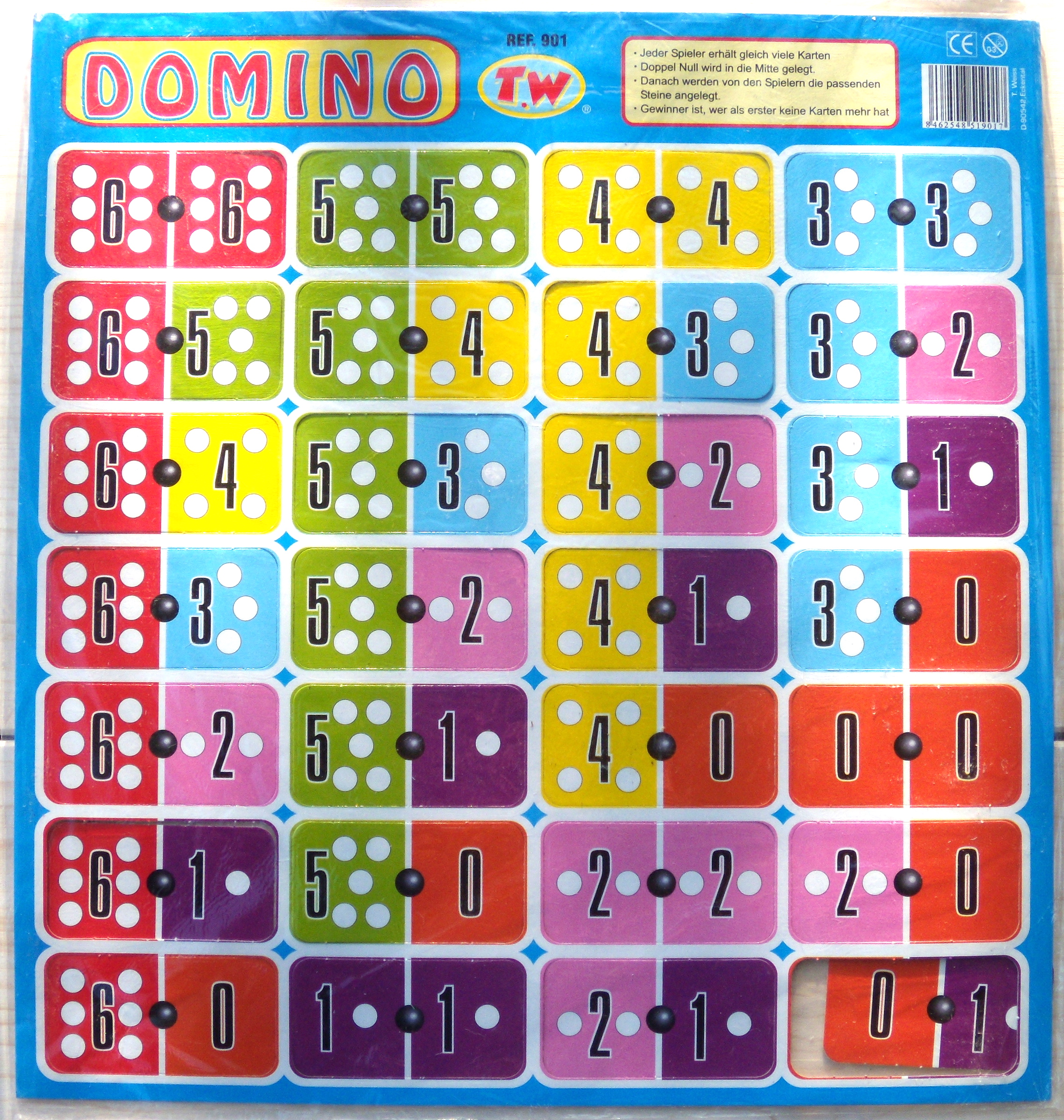 Domino: Cijfers en Stippen