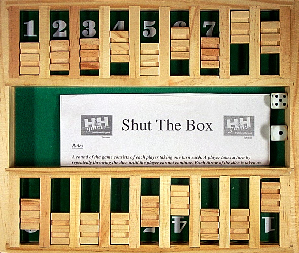 Shut the Box (twee keer 1-9)