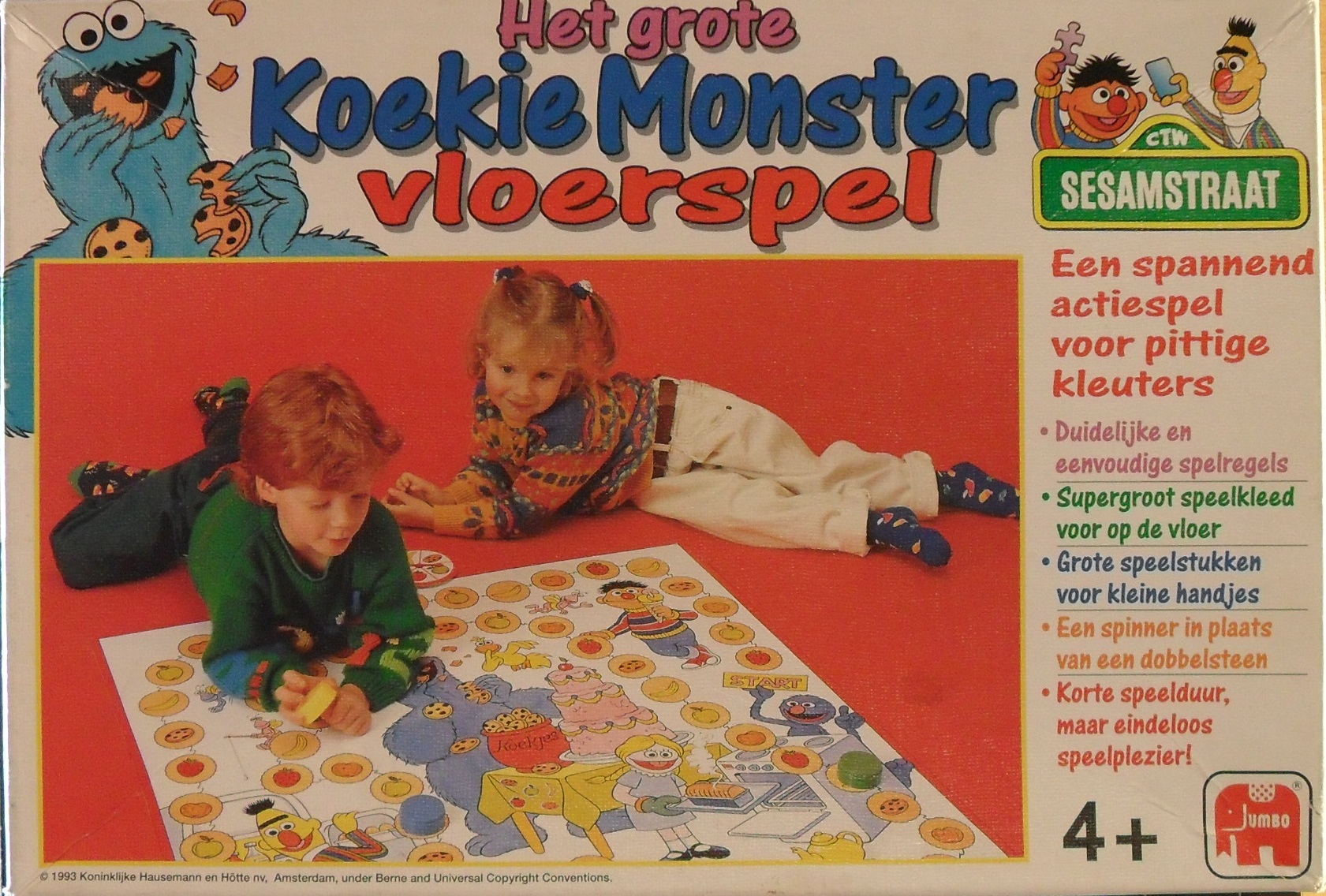 Het Grote Koekie Monster Vloerspel