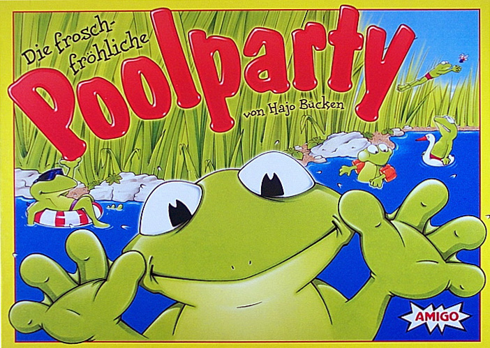 Die frosch-fröhliche Poolparty