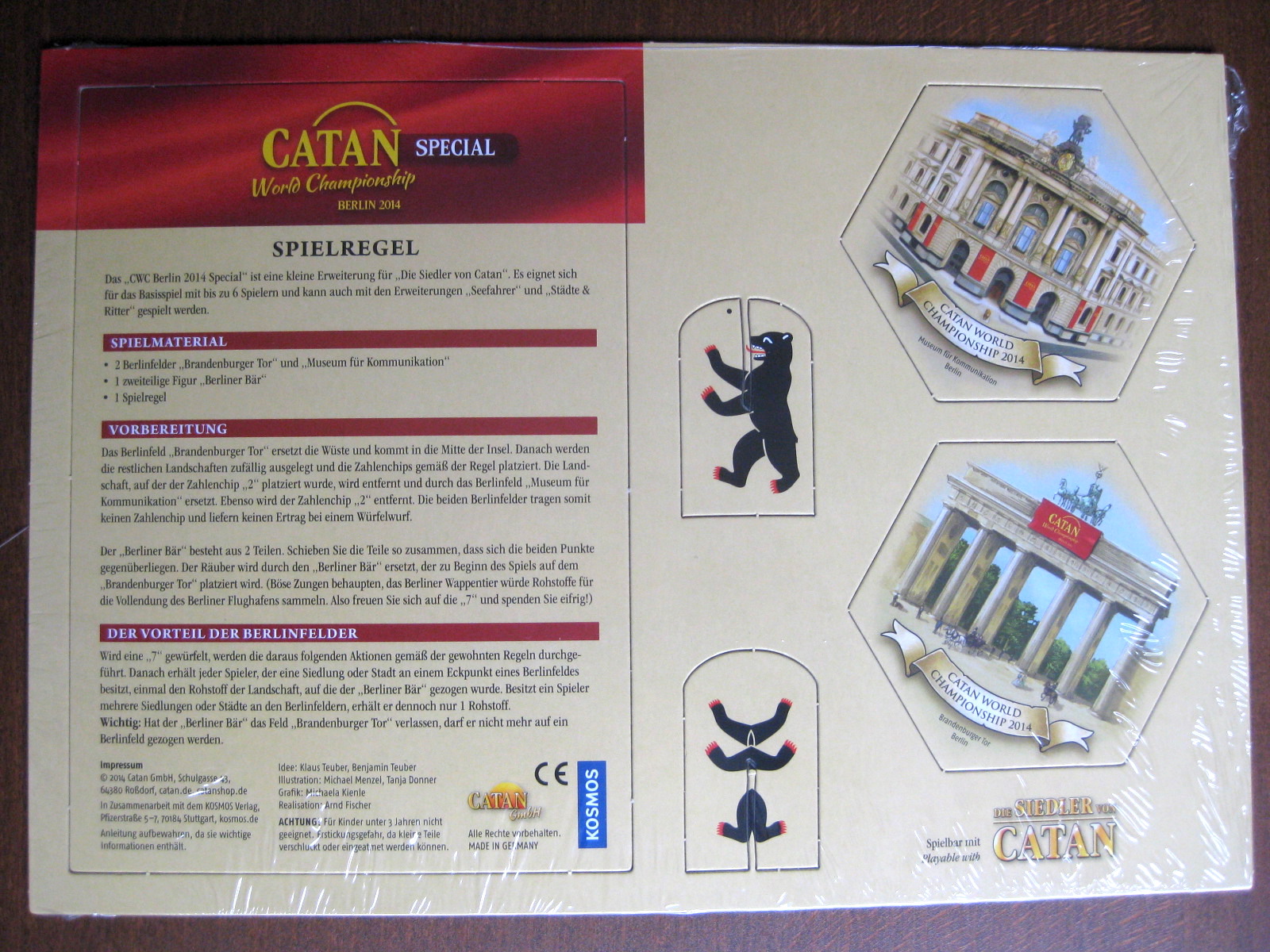 Die Siedler von Catan: World Championship Berlin 2014 Special 