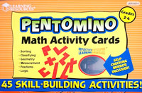 Pentomino Math Activity Cards