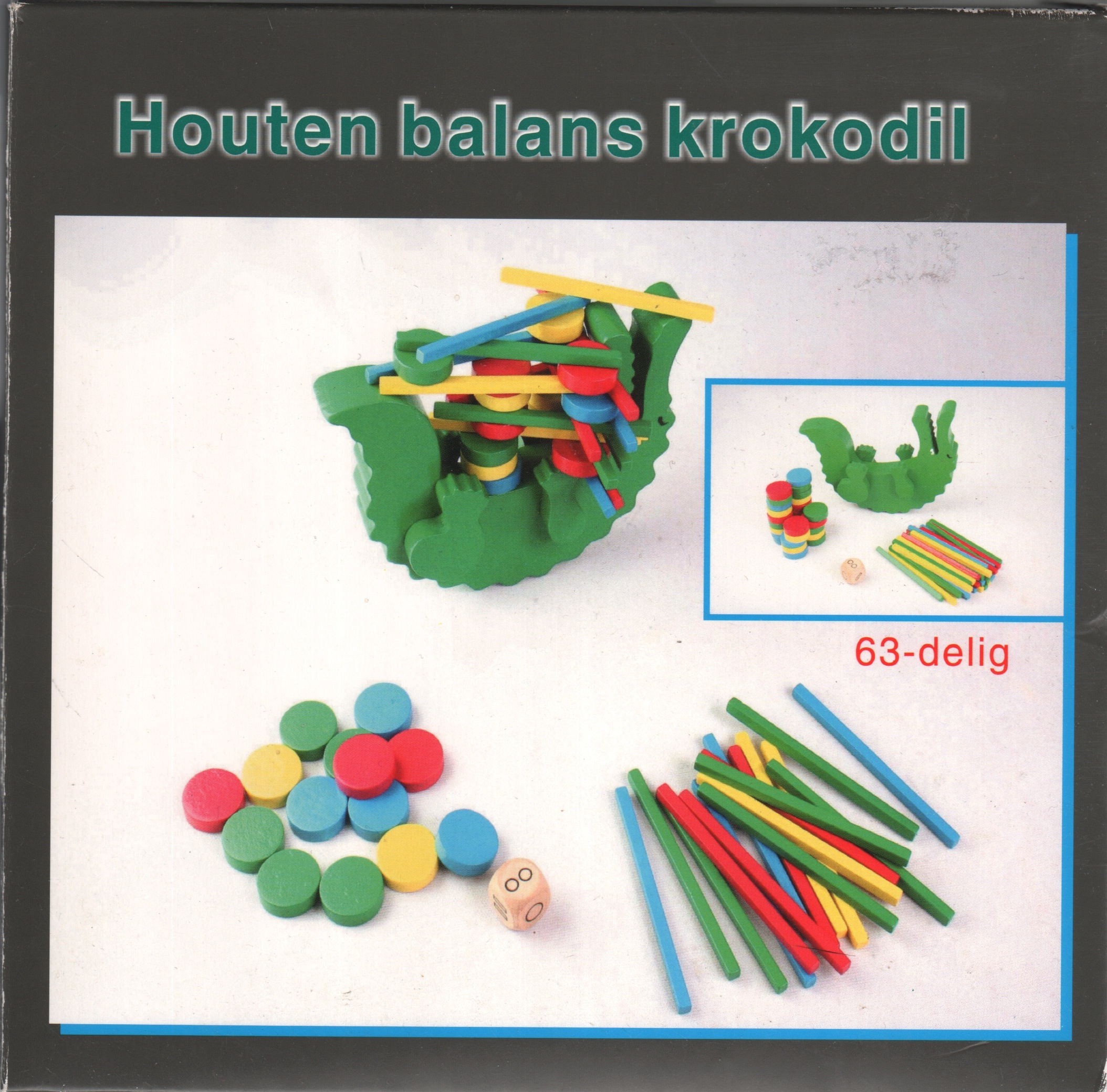 Houten Balans Krokodil
