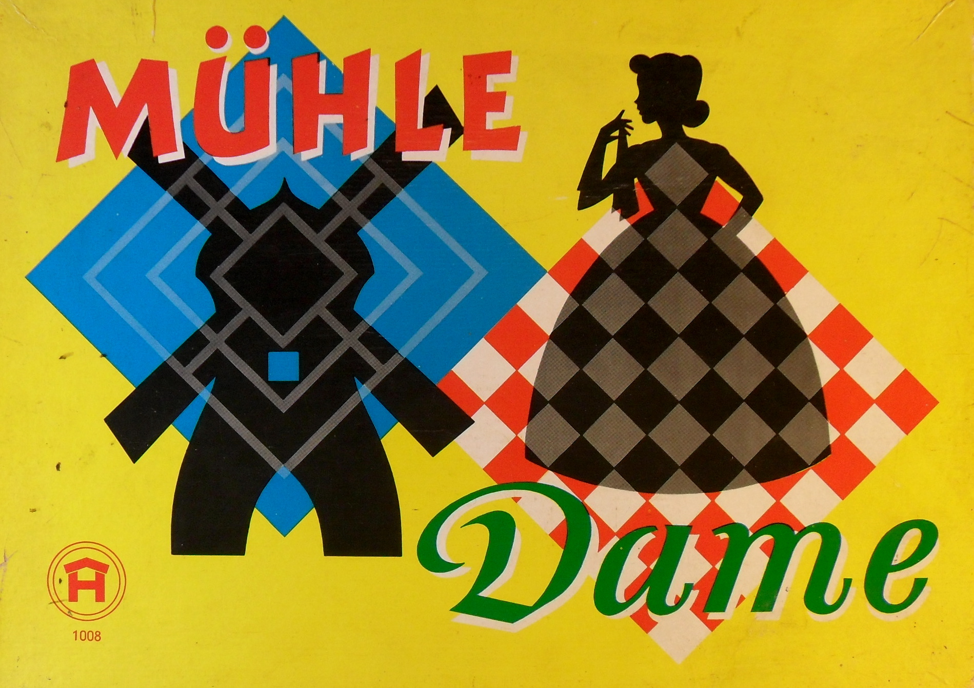 Mühle - Dame (Mill - Draughts)