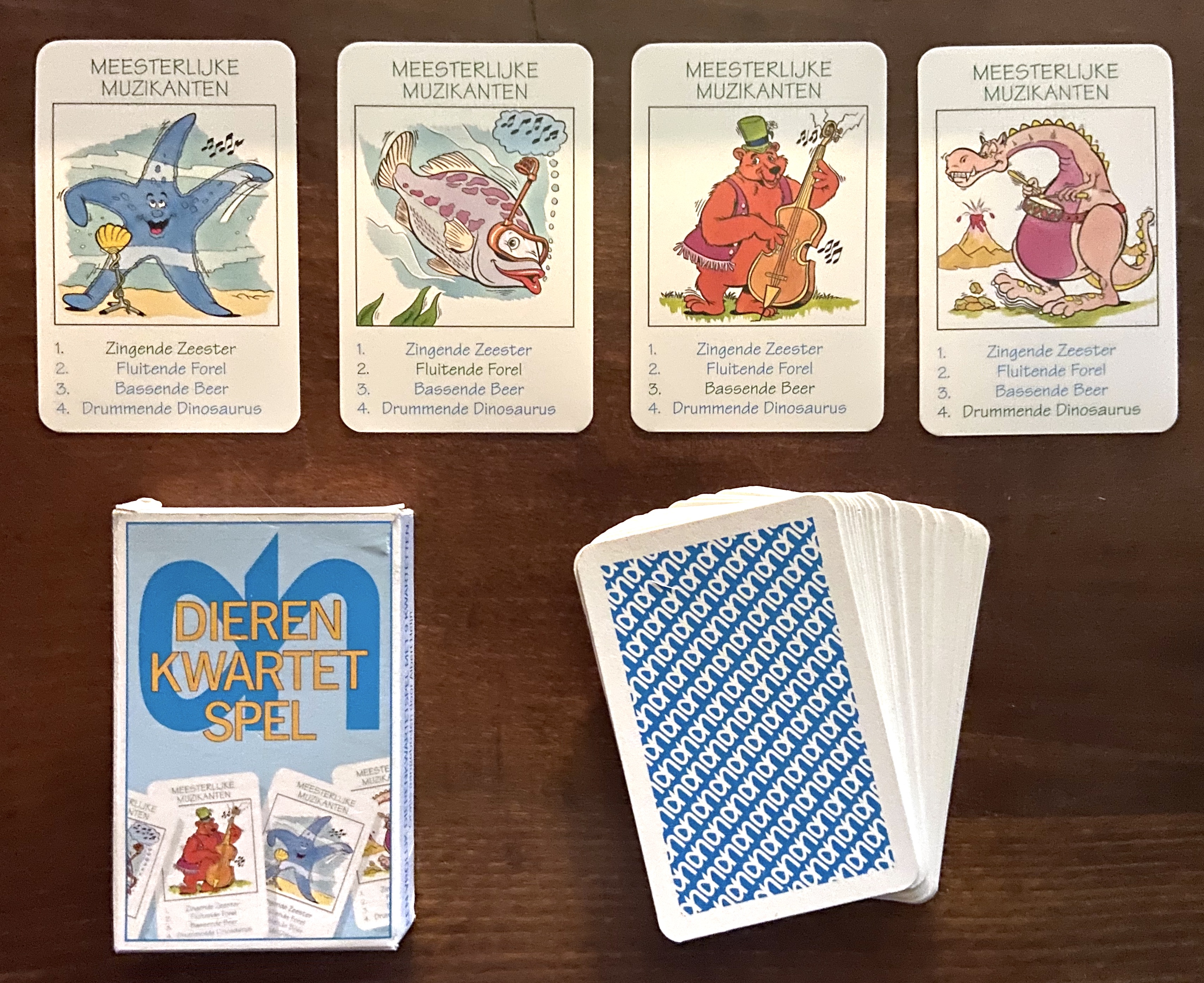 Dieren Kwartet Spel