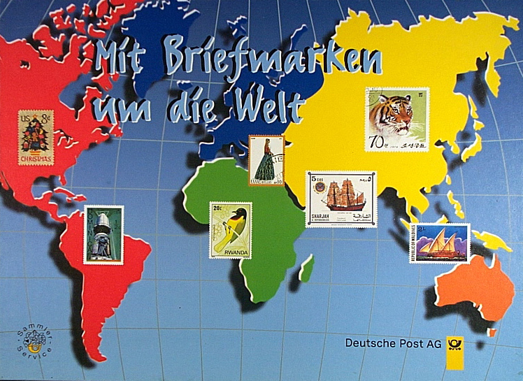 Mit Briefmarken um die Welt