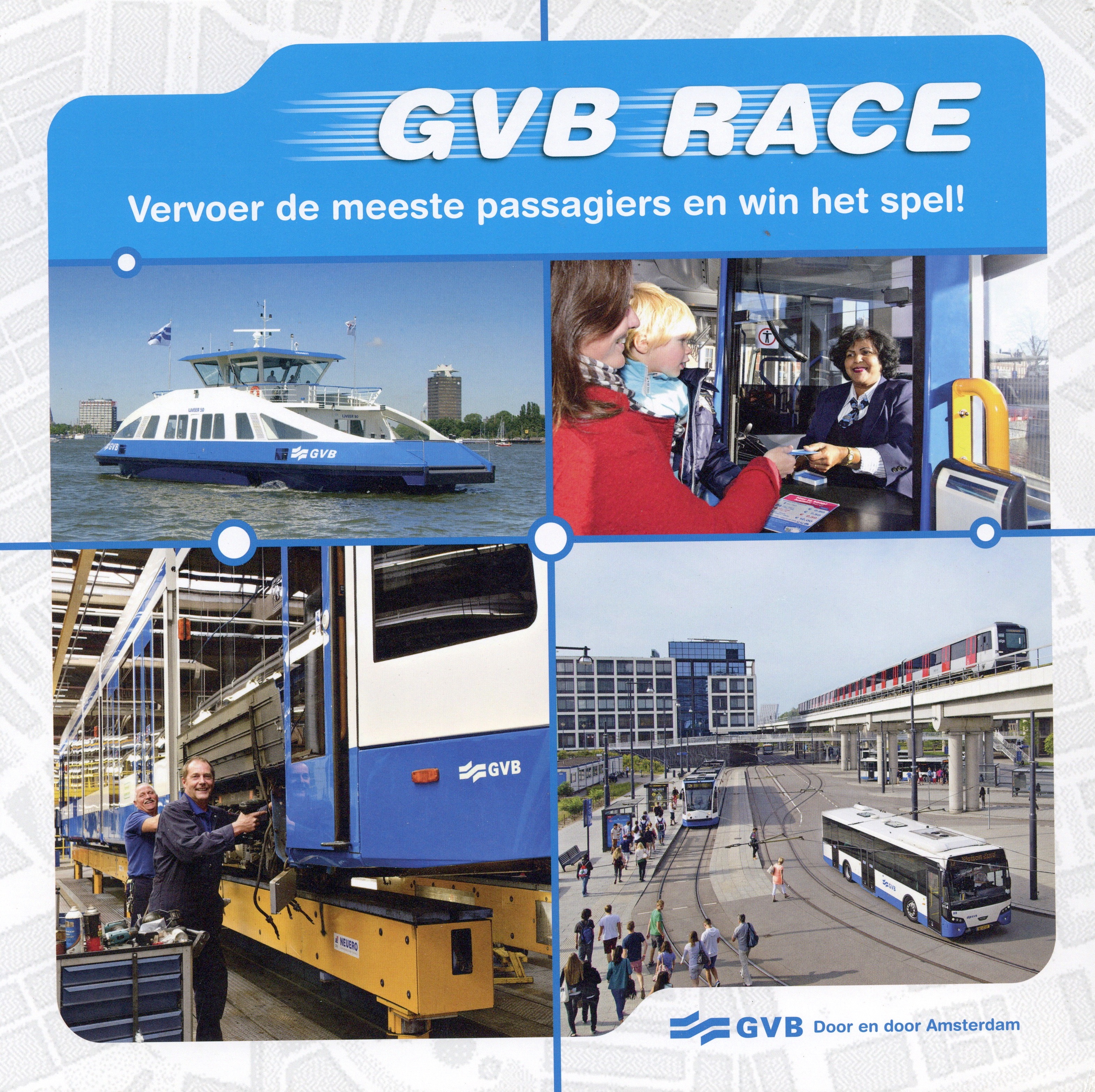 GVB Race: Vervoer de meeste passagiers en win het spel!