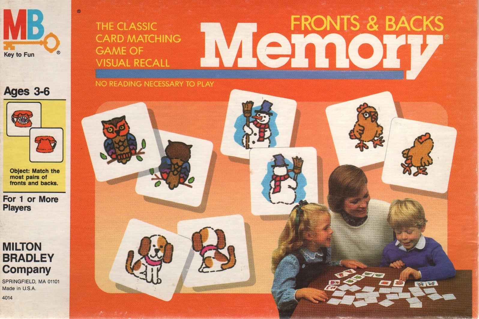 Fronts & Backs Memory