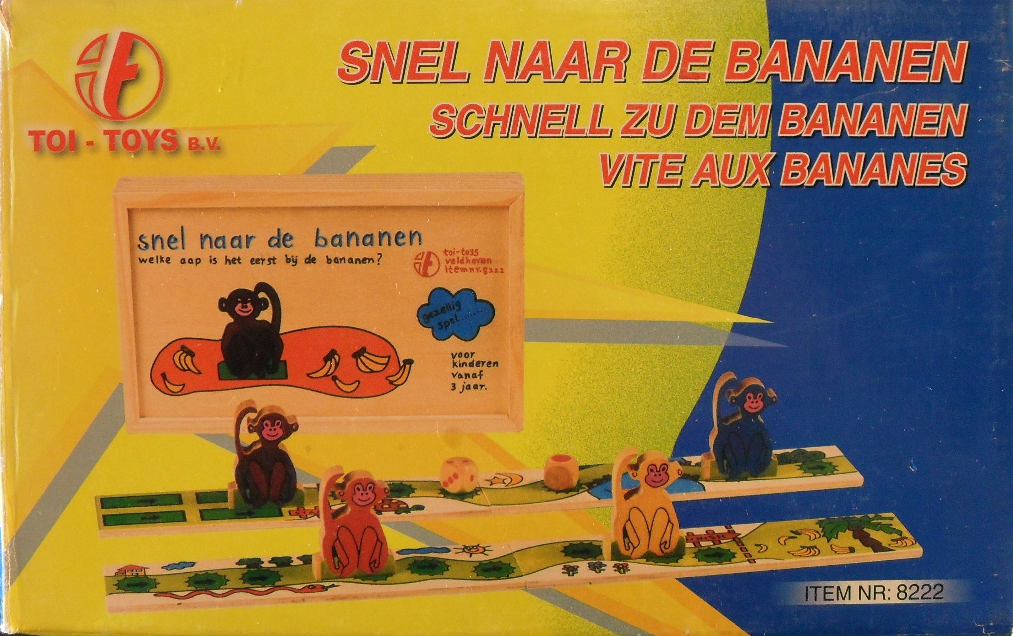 Snel naar de Bananen (Welke aap is het eerst bij de bananen?)