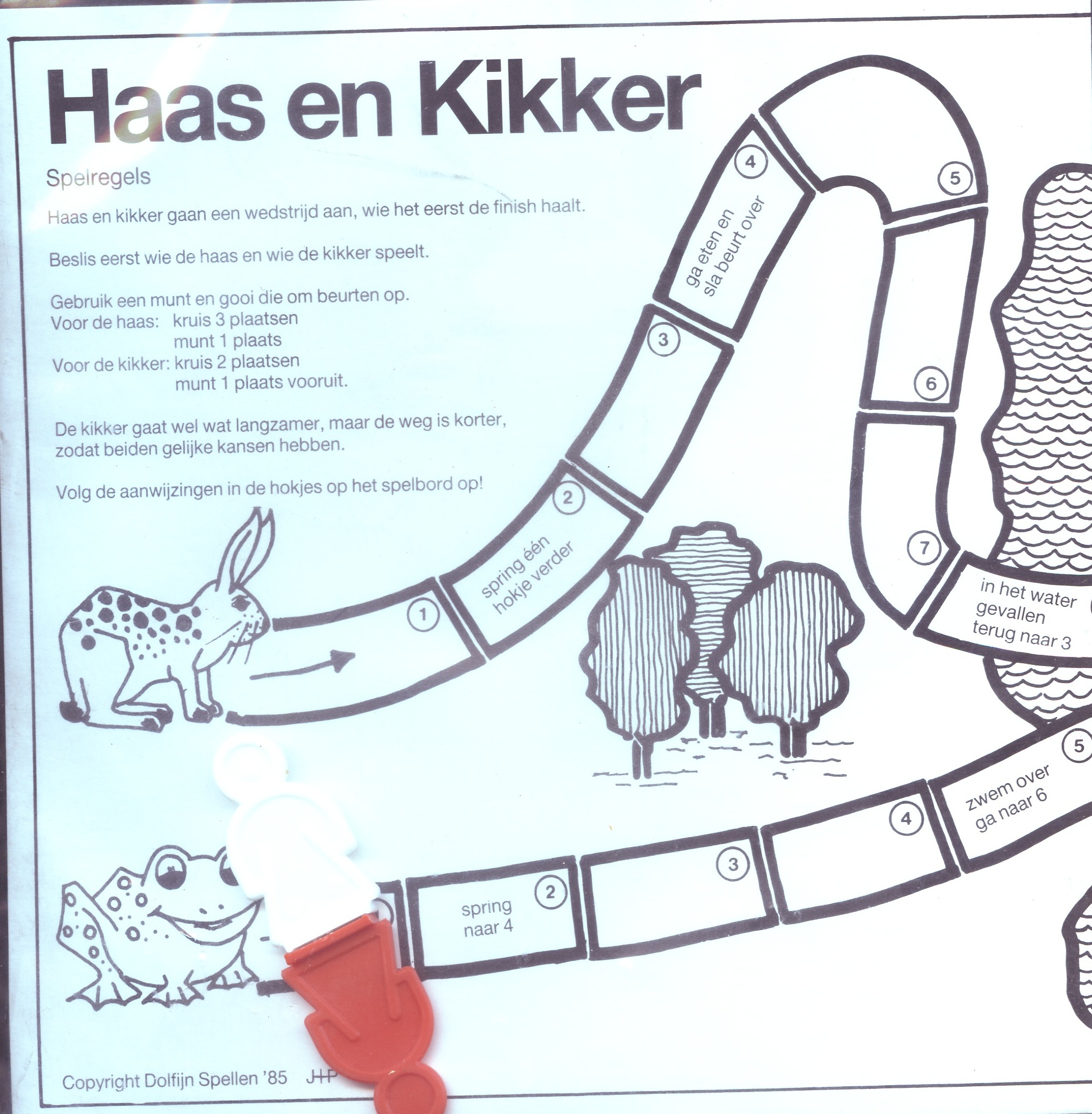 Gulden spellen: Haas en Kikker