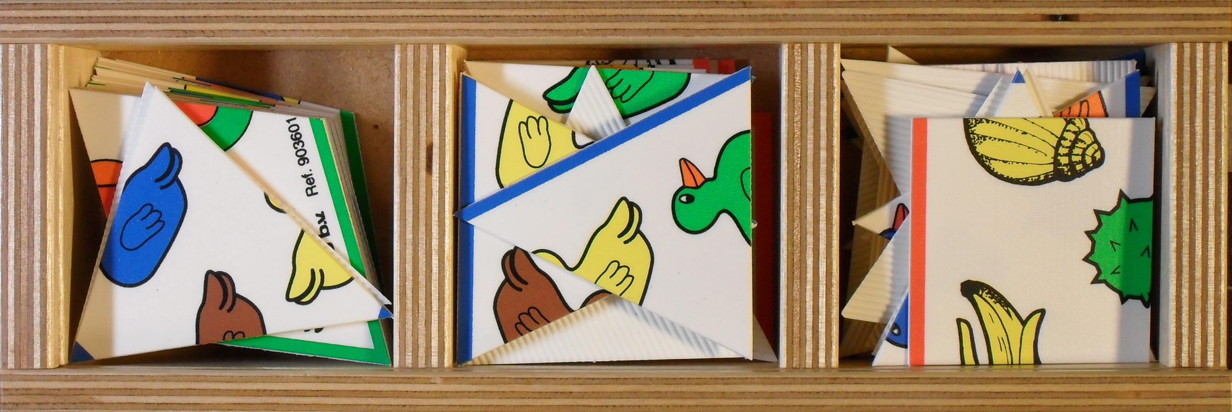 Trio Legspel: kleur en vorm