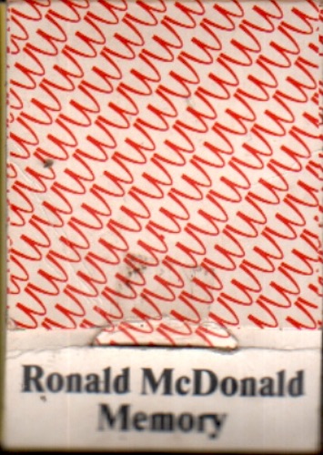 Ronald Mc Donald Memory