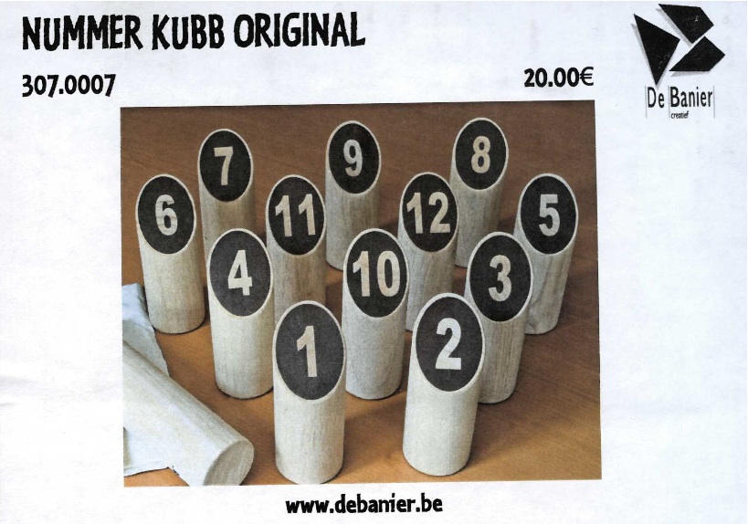 Nummer Kubb Original