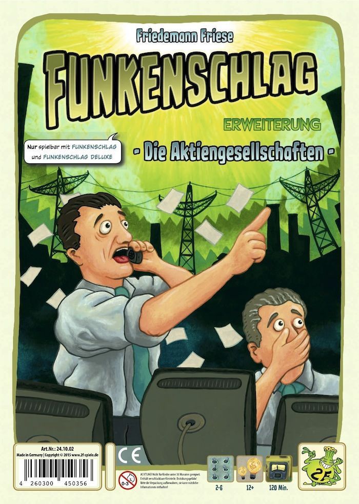 Funkenschlag: Erweiterung Die Aktiengesellschaften