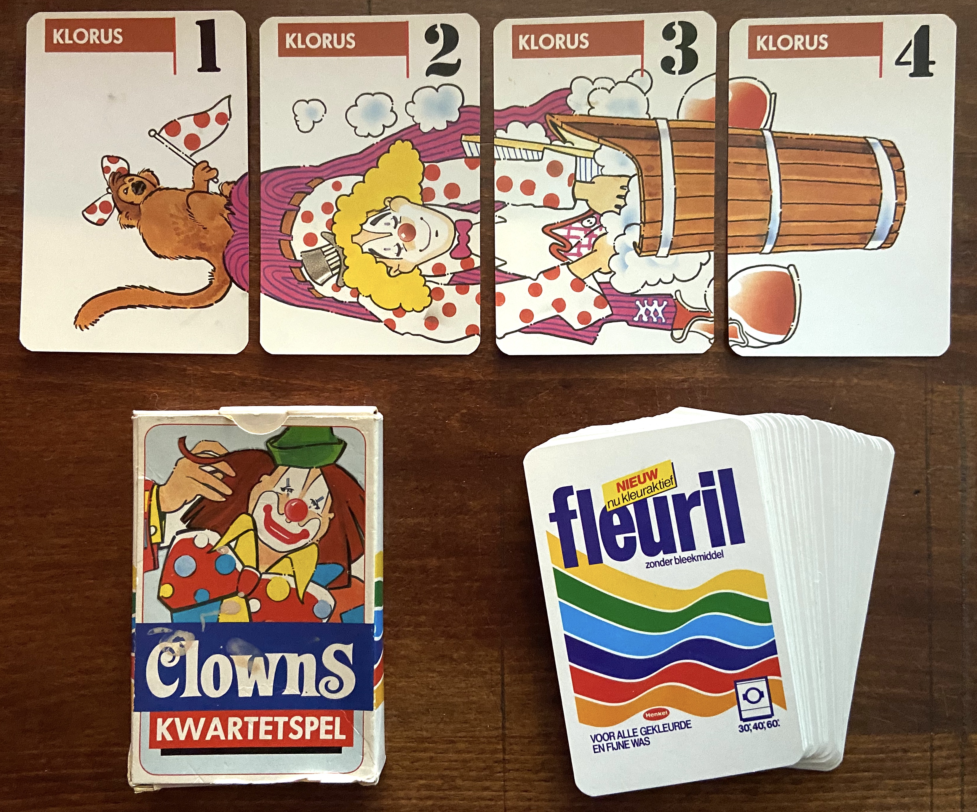 Clowns: Kwartetspel