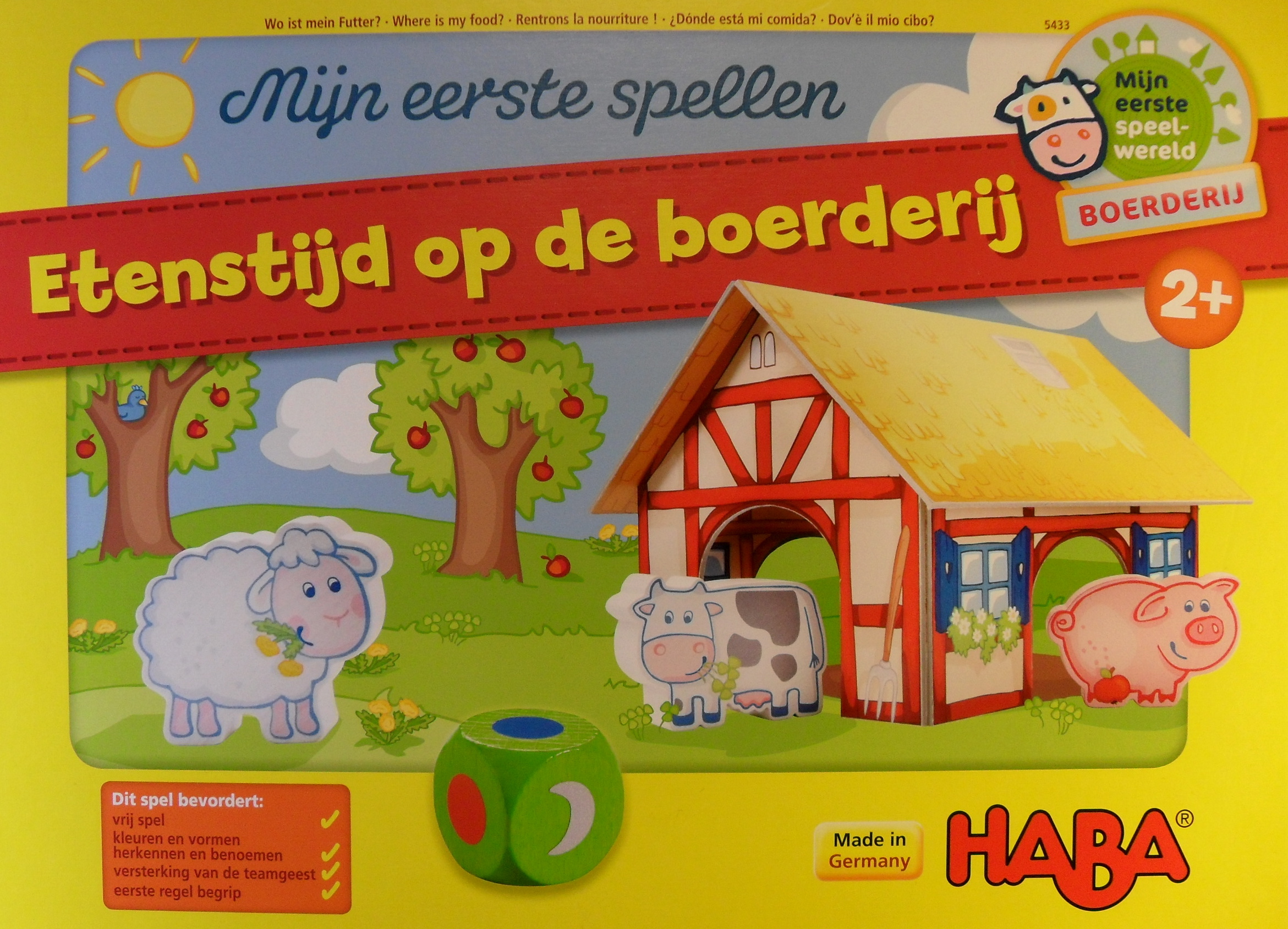 Mijn eerste Spellen: Etenstijd op de Boerderij