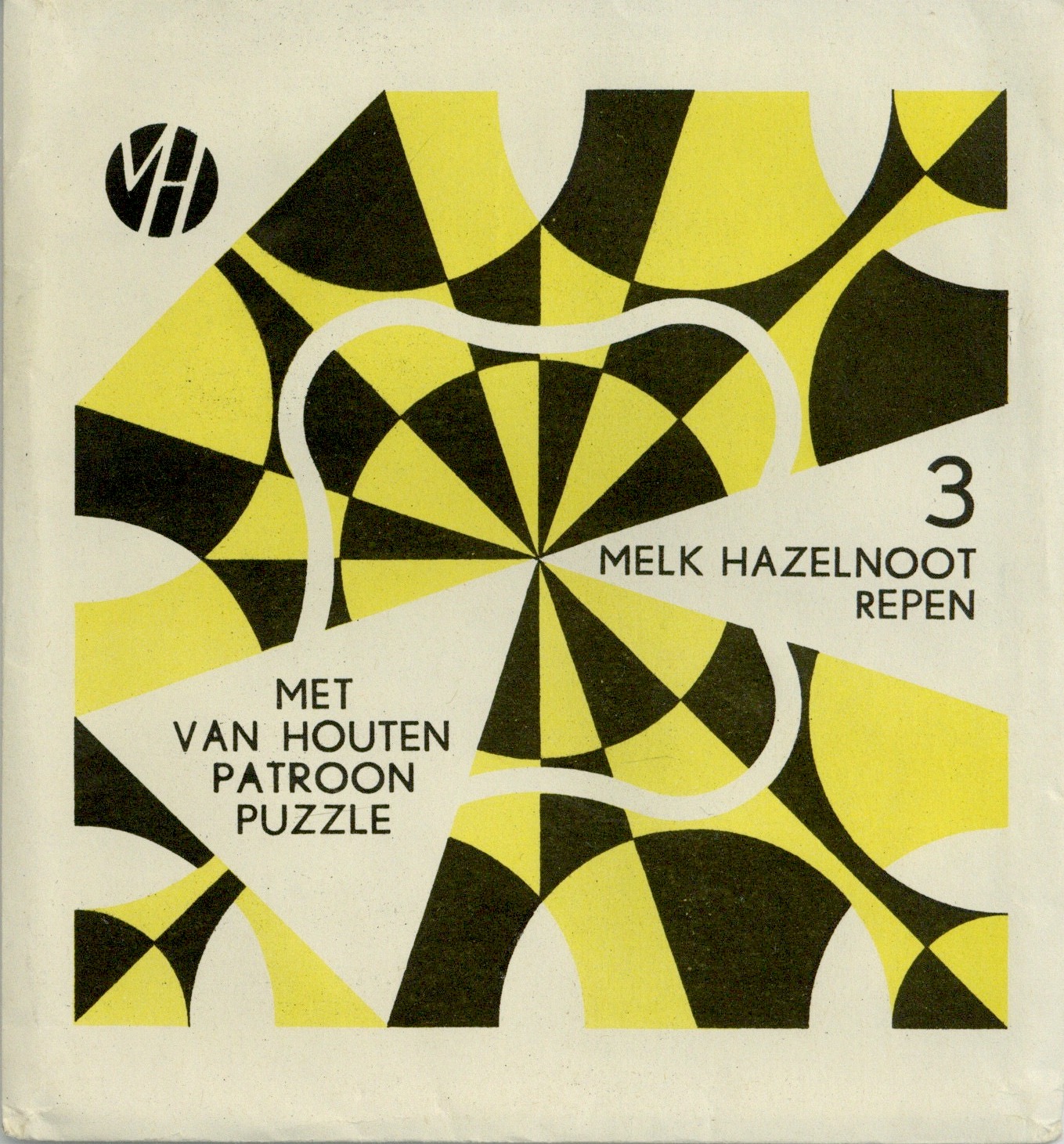 Met Van Houten Patroon Puzzle: Melk Hazelnoot Repen