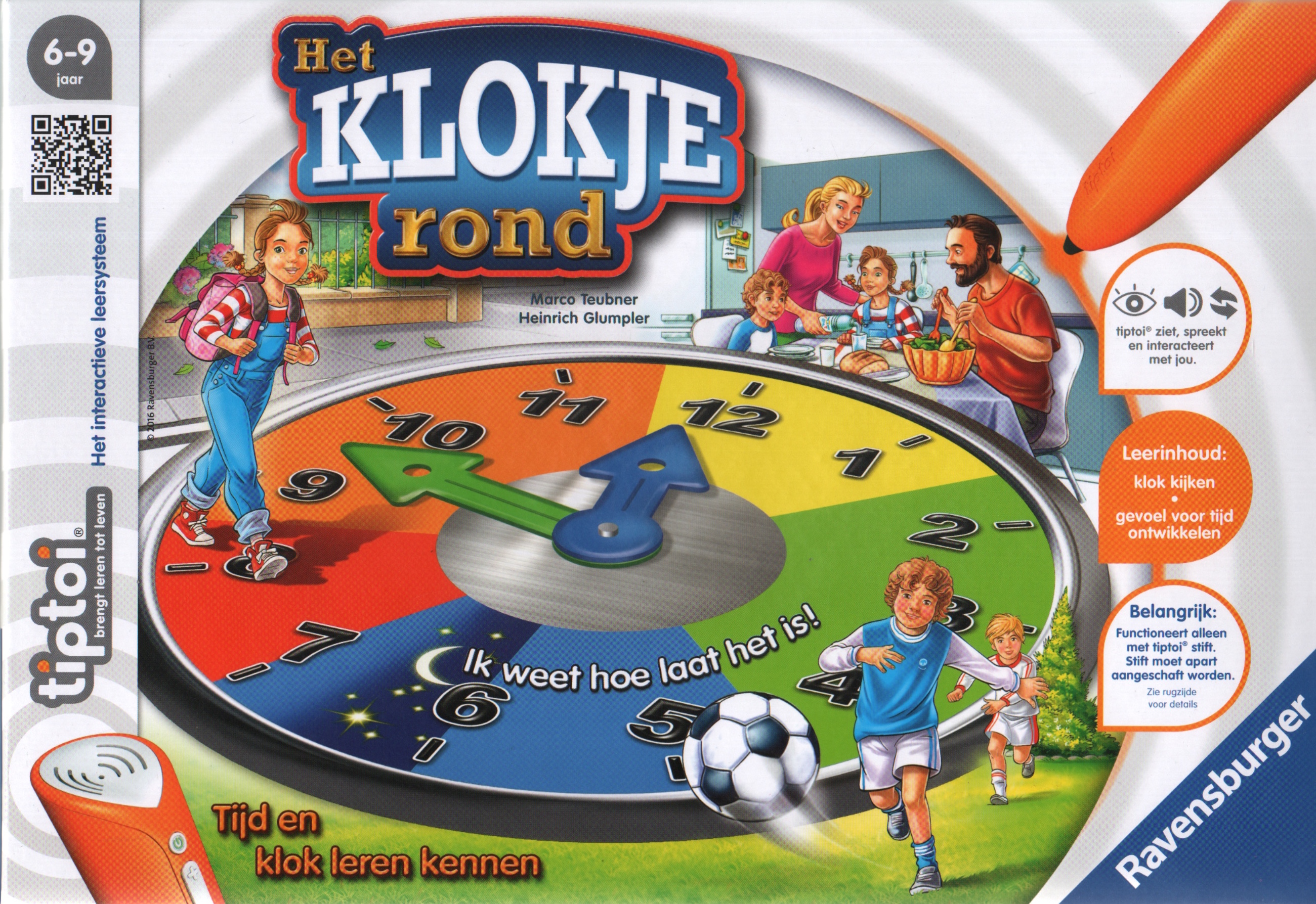Tiptoi: het klokje rond