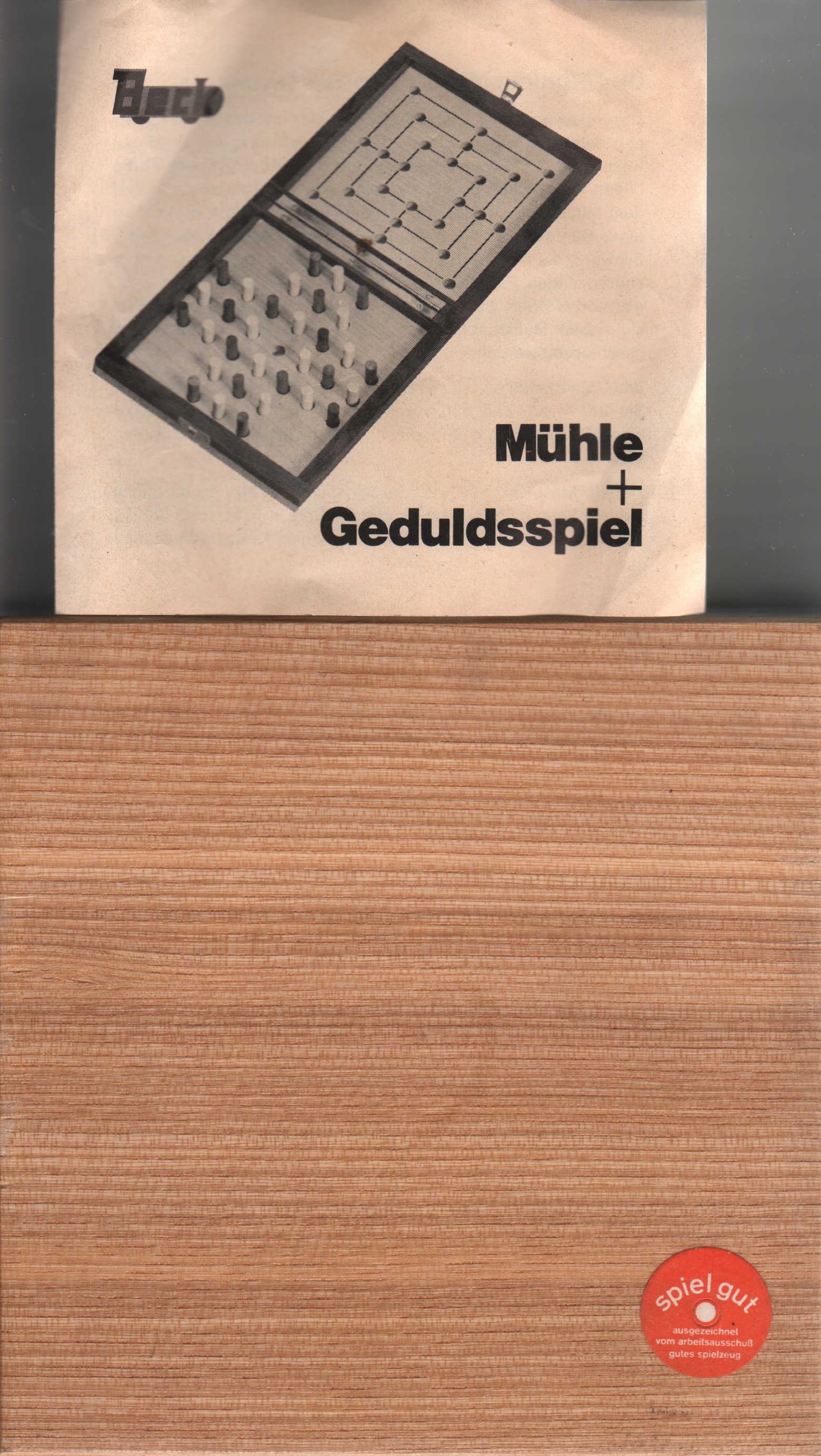 Mühle + Geduldsspiel