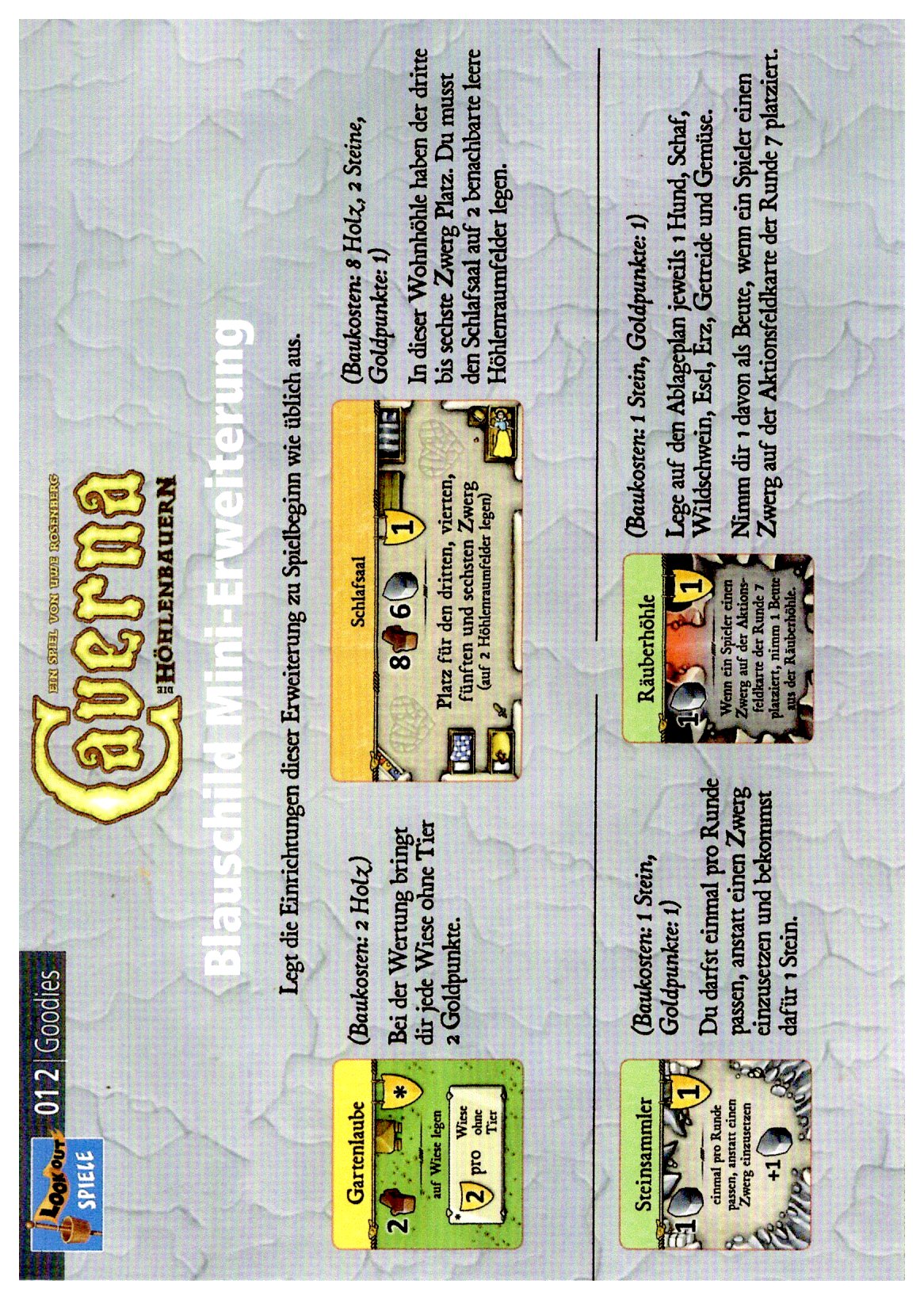 Caverna: Blauschild (mini-uitbreidingen)
