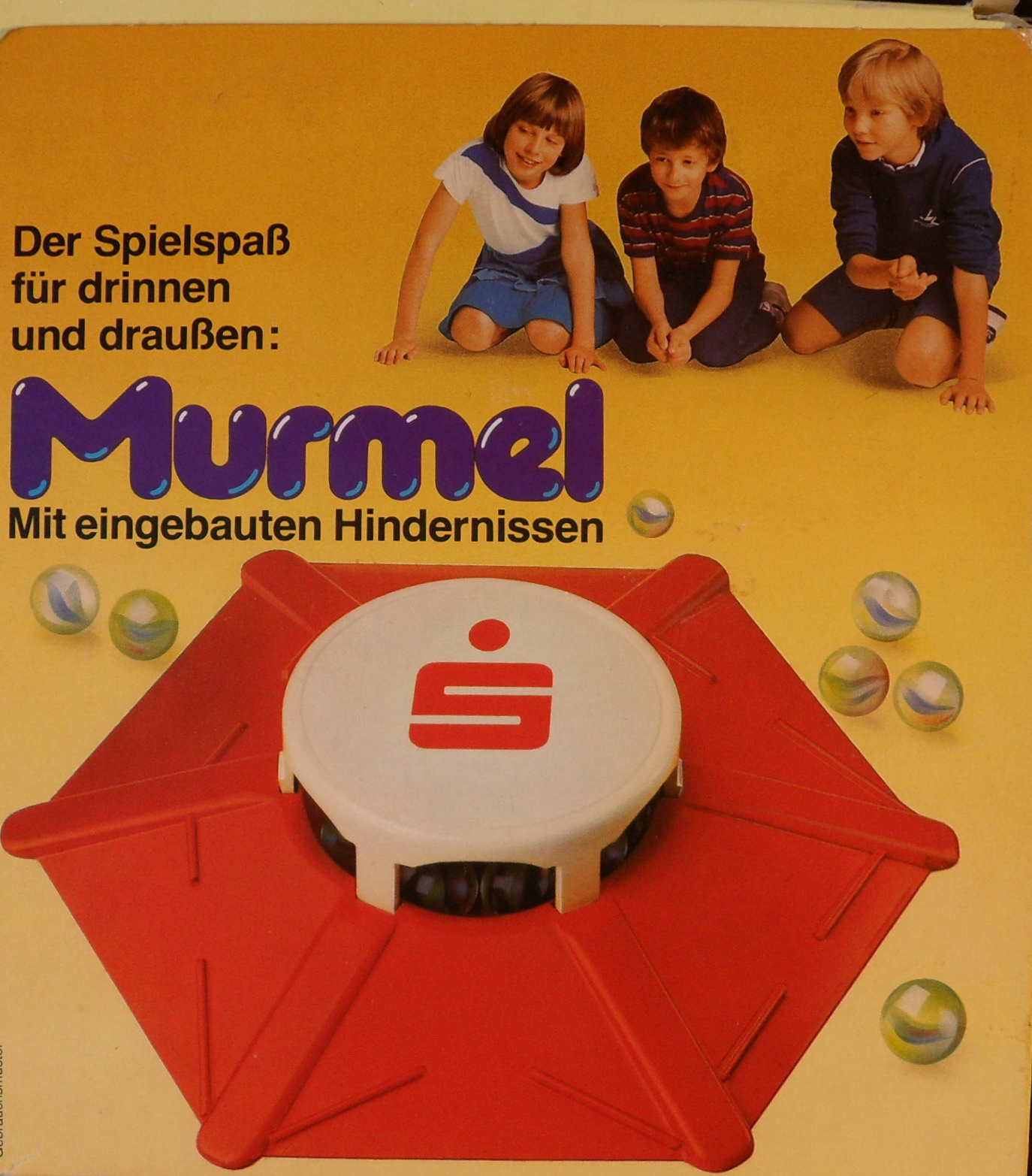 Murmel (mit eingebauten Hindernissen)