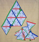 De x piramide: Tafels tot 10