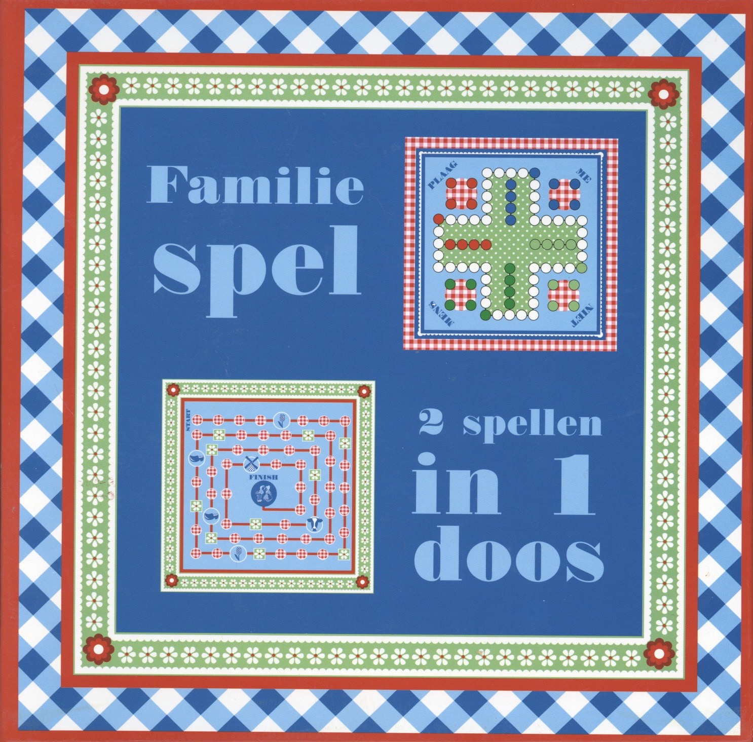 Familie Spel: 2 spellen in 1 doos