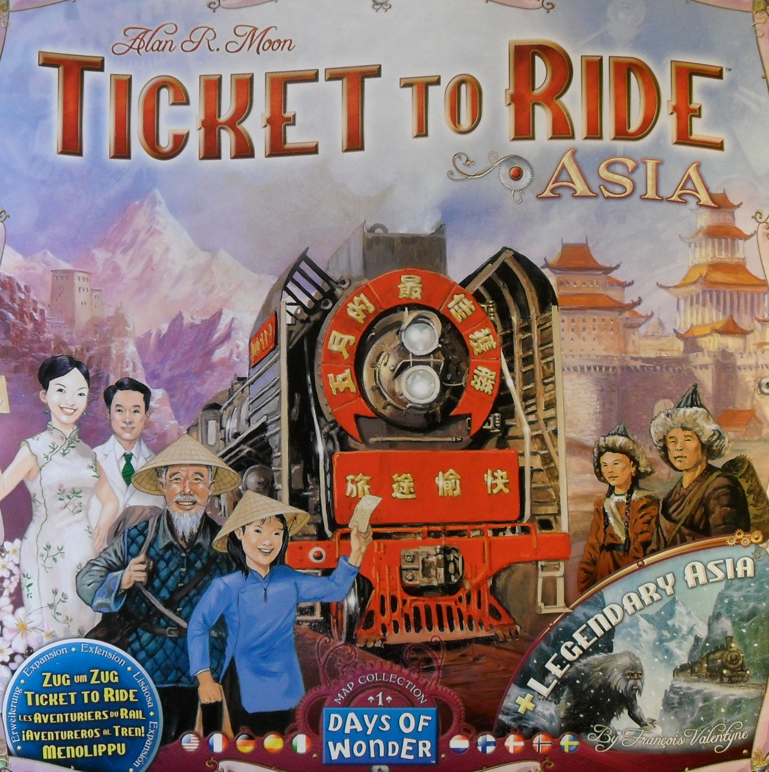 Ticket to Ride Map Collection: Volume 1 - Team Asia & Legendary Asia