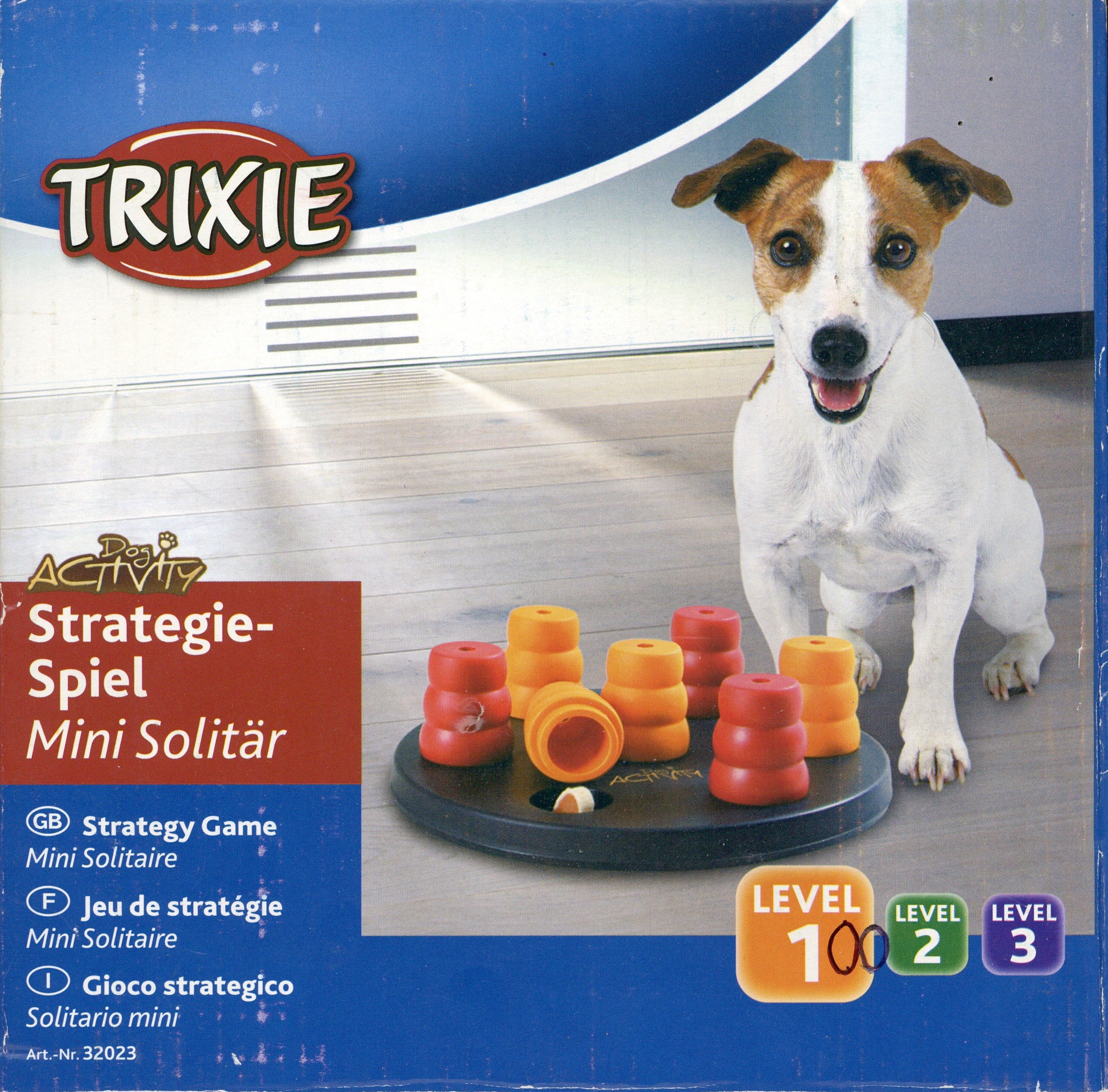 Strategiespiel (voor een hond)