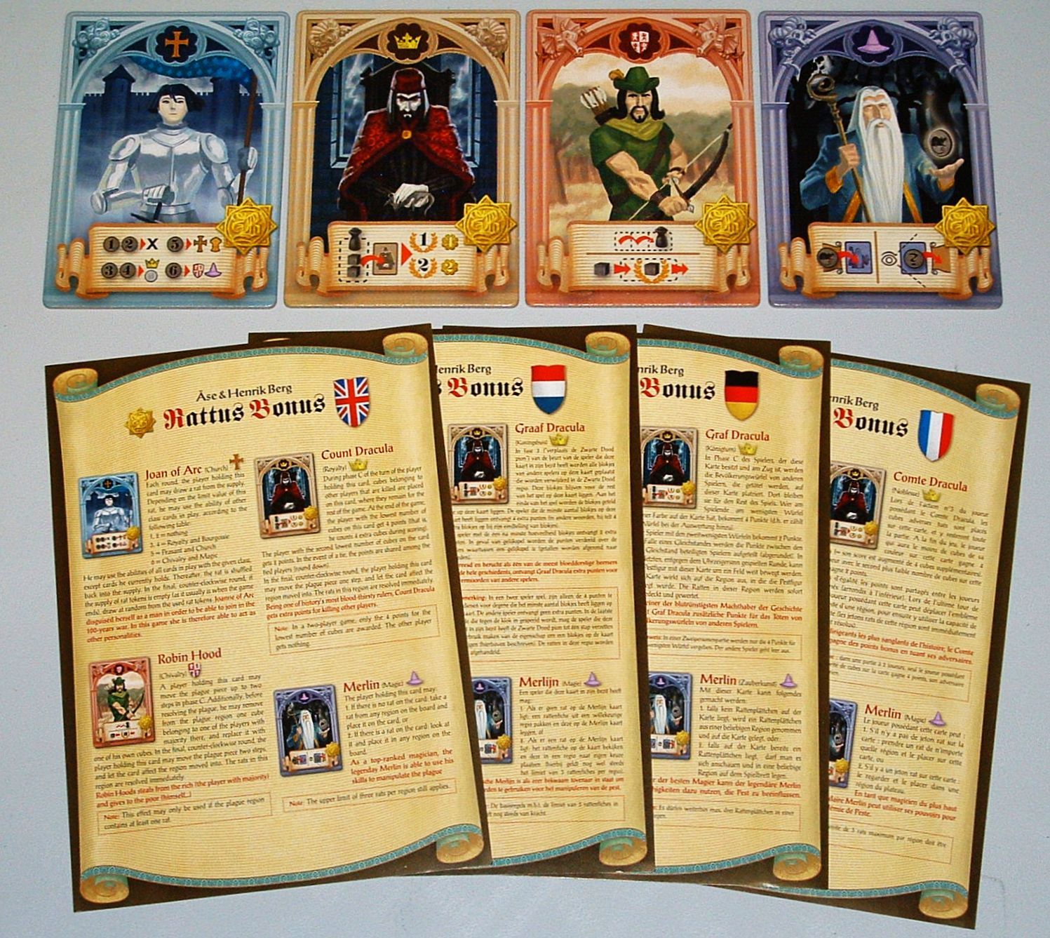 Rattus: Spiel 2010 Bonus Cards