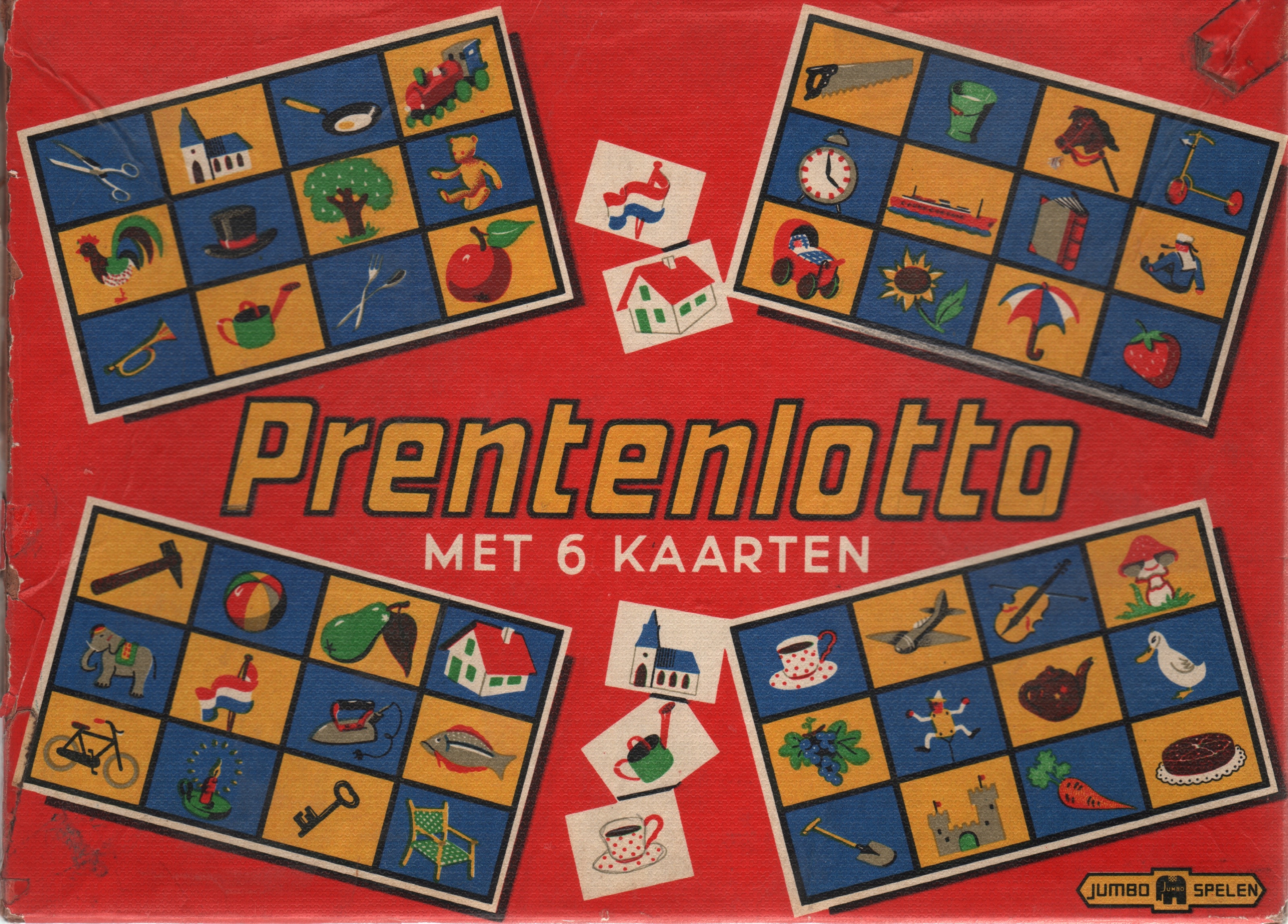 Prentenlotto met 6 kaarten